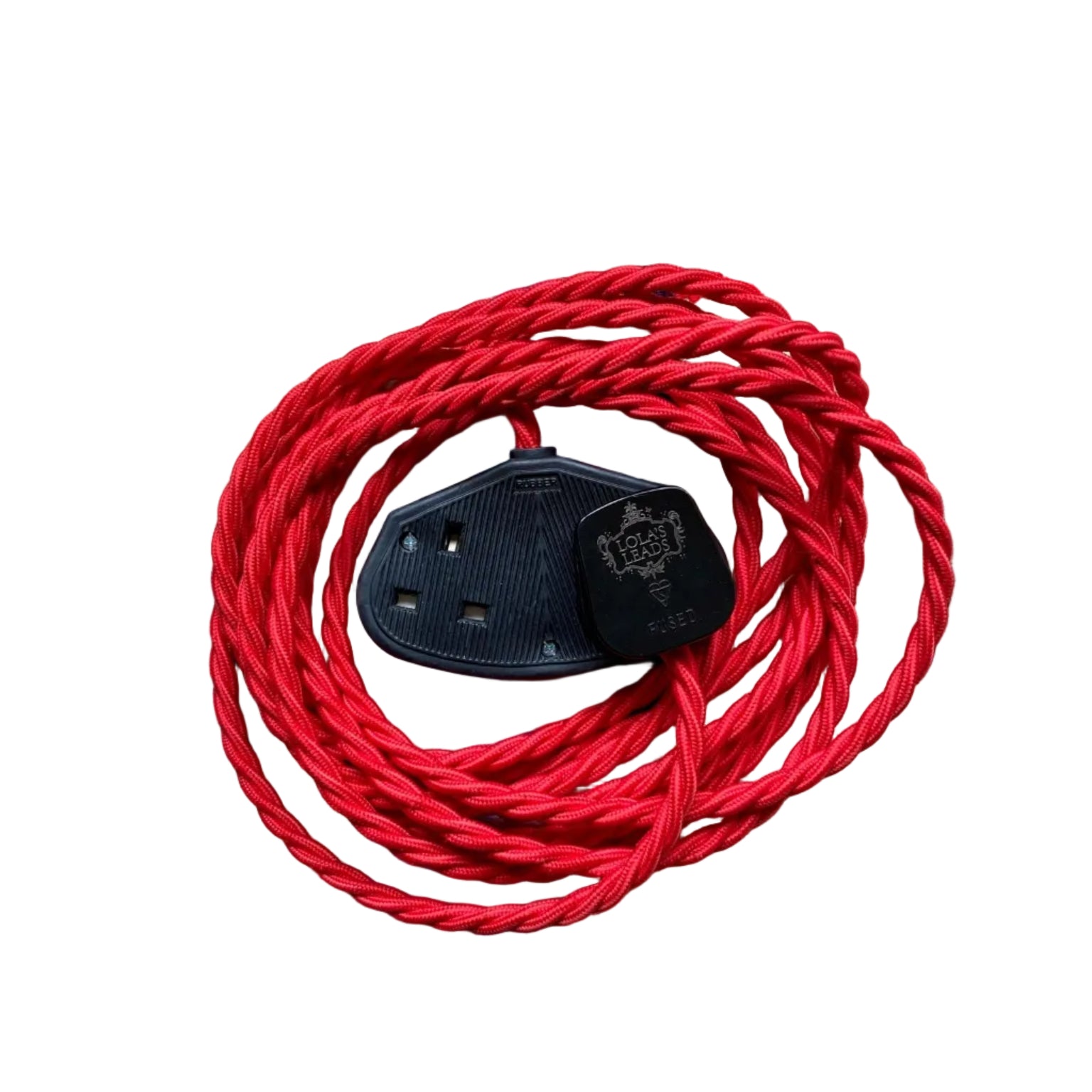 Scarlet - Lola's Leads Fabric Extension Cable