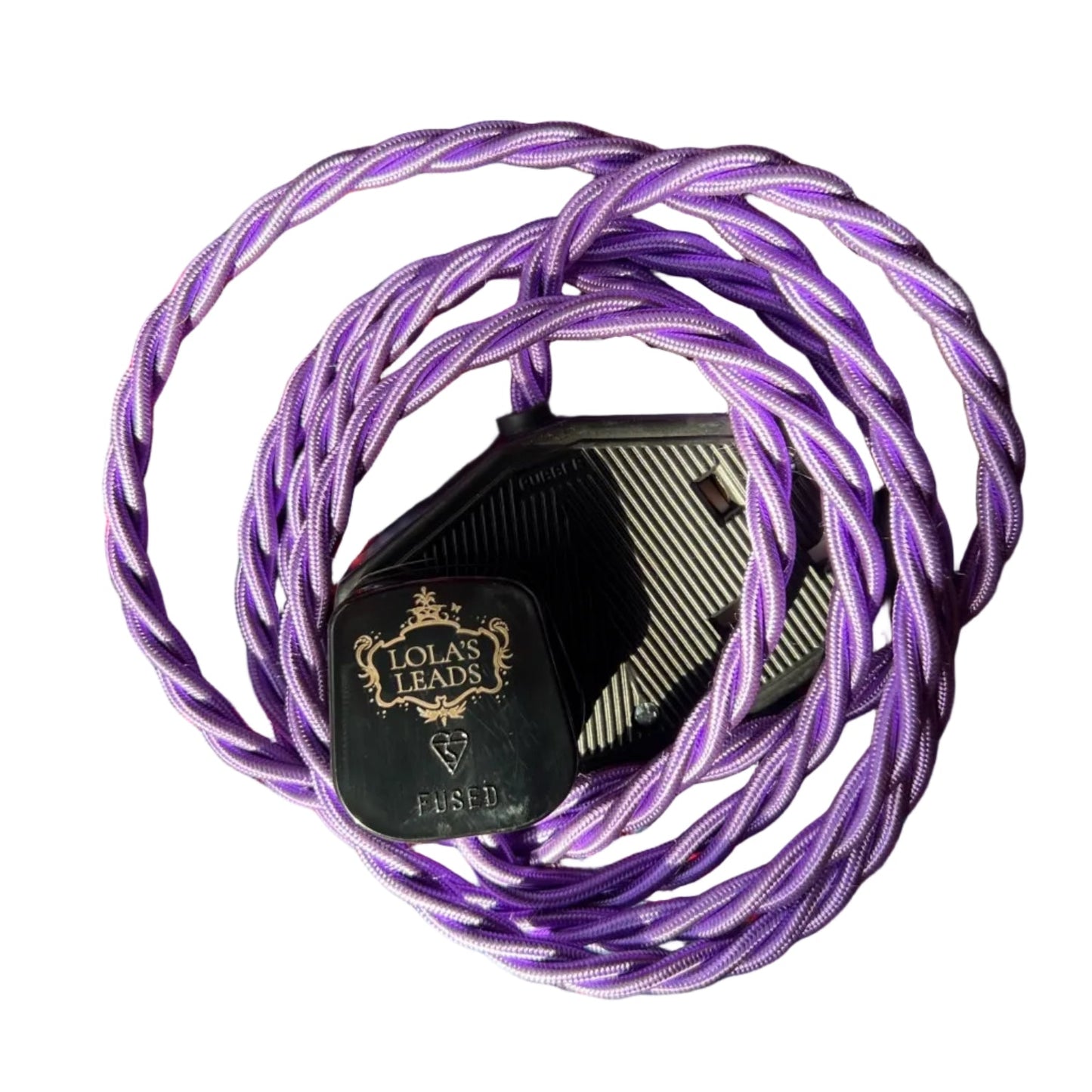 Violet - Lola's Leads Fabric Extension Cable