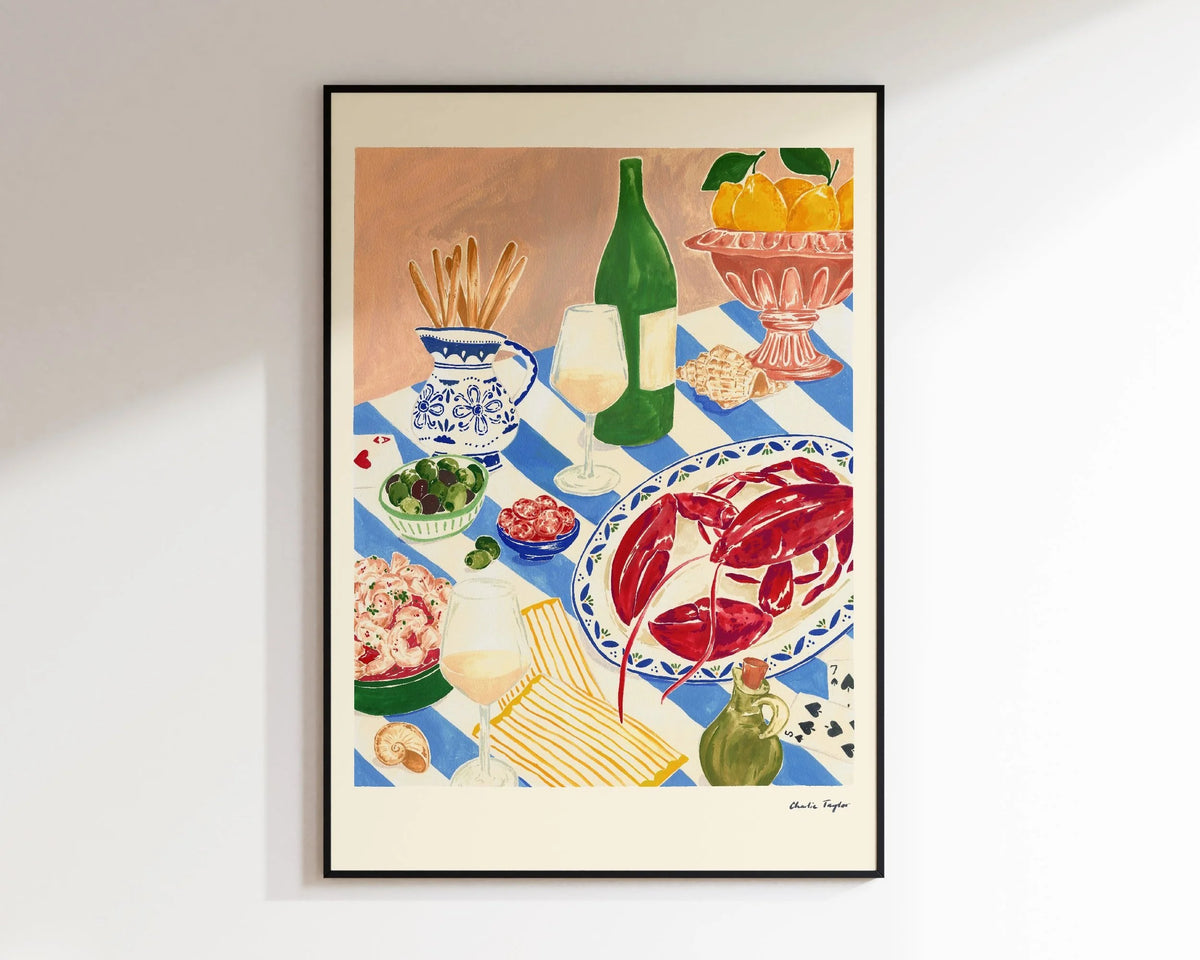 Lobster Lunch' Print