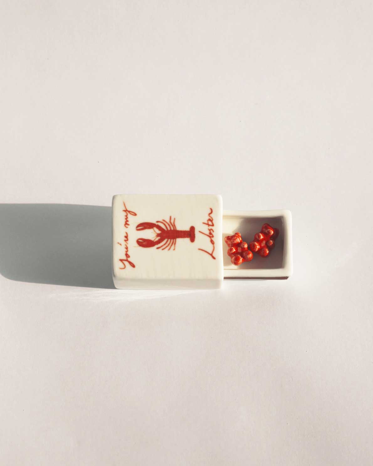 Mini You're My Lobster’ Ceramic Matchbox