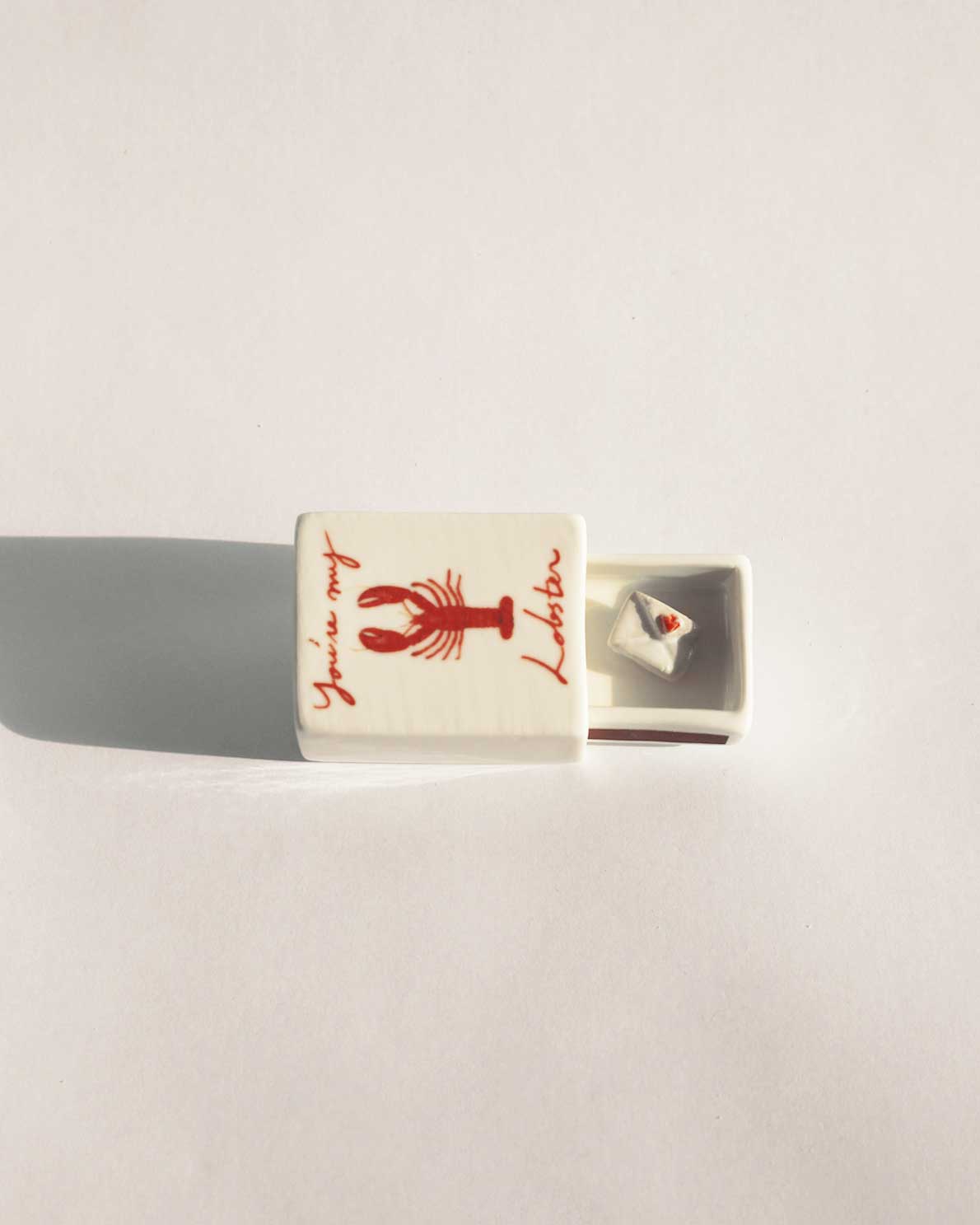 Mini You're My Lobster’ Ceramic Matchbox