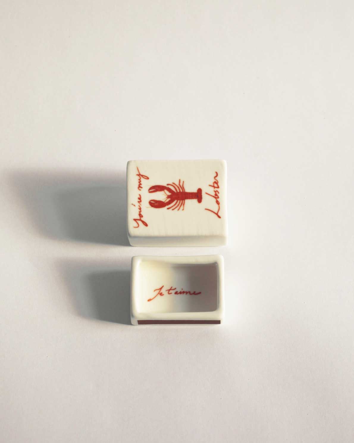 Mini You're My Lobster’ Ceramic Matchbox