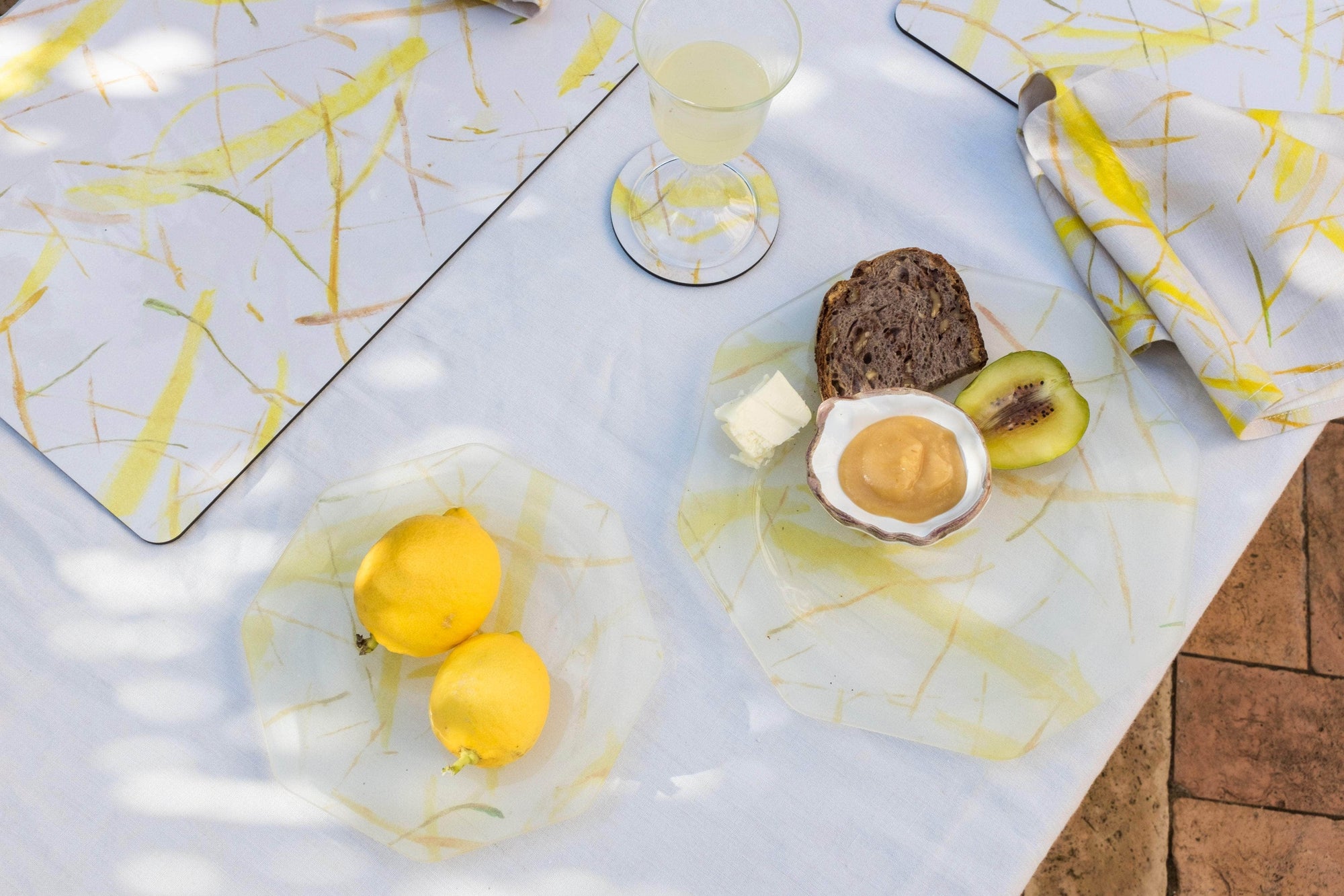 Asymmetrical Octagonal Roman Breeze Dinner Plate