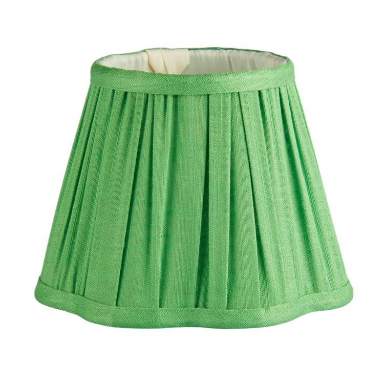 Leaf Green Scallop Lampshade - 16cm-