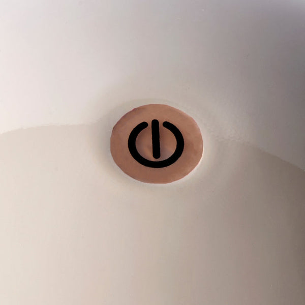 Cappuccino Lacquer Rechargeable Bobbin LED Lamp