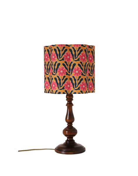 Flora Flower-Shaped Lampshade in ‘Goa Flowers’ Print