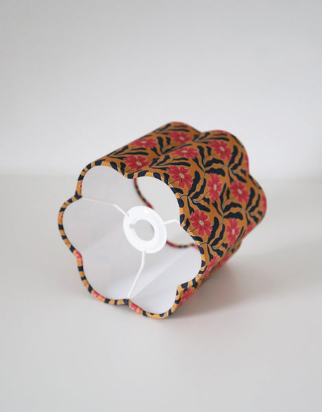 Flora Flower-Shaped Lampshade in ‘Goa Flowers’ Print