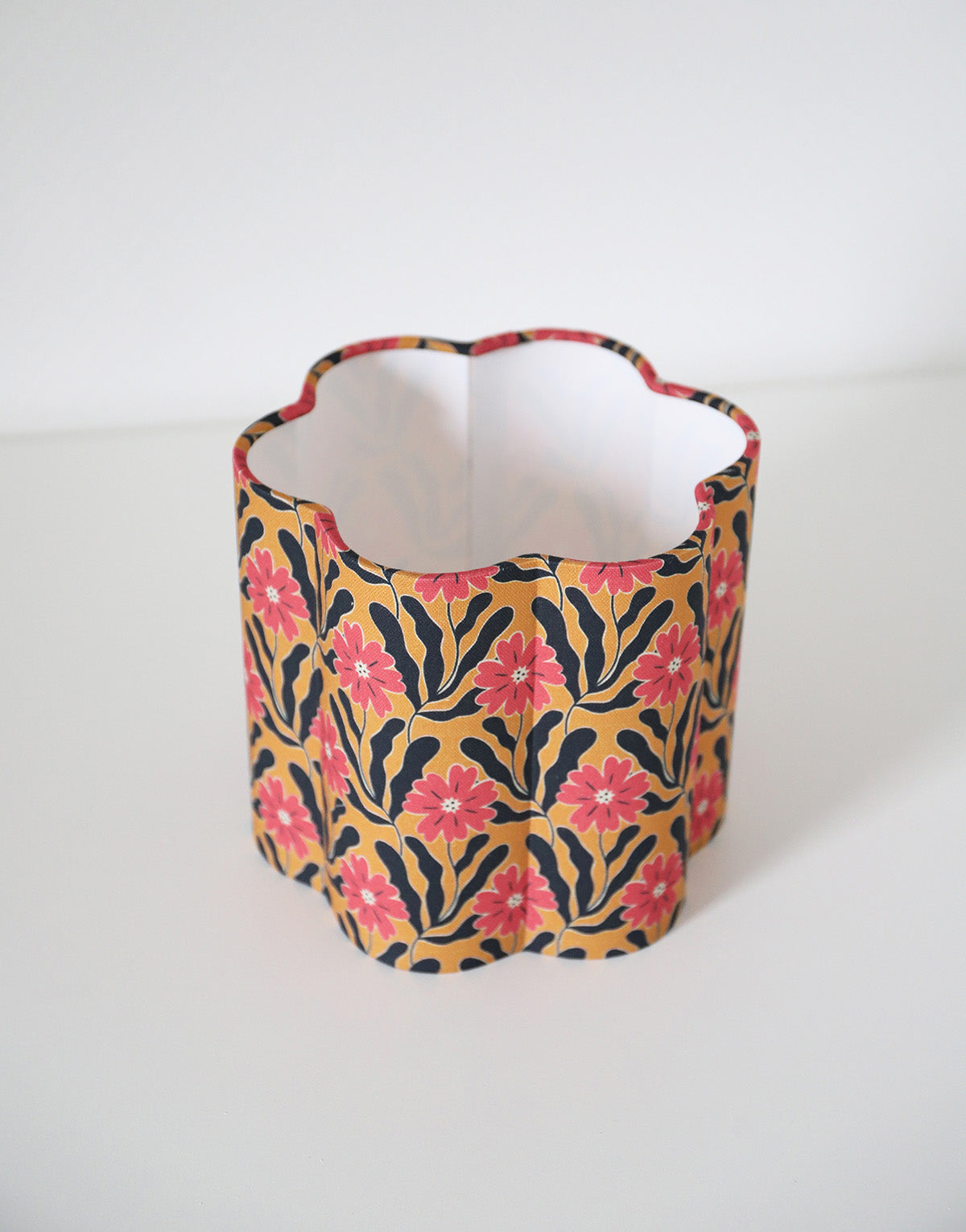 Flora Flower-Shaped Lampshade in ‘Goa Flowers’ Print