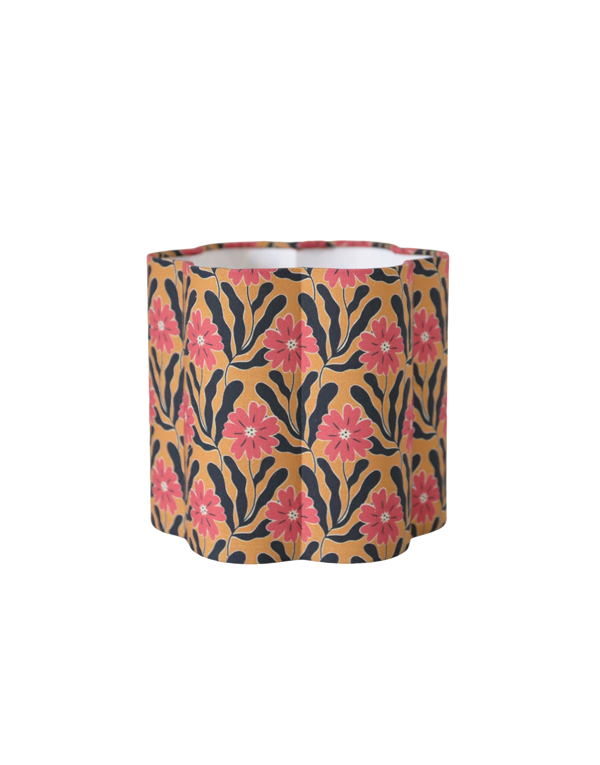 Flora Flower-Shaped Lampshade in ‘Goa Flowers’ Print