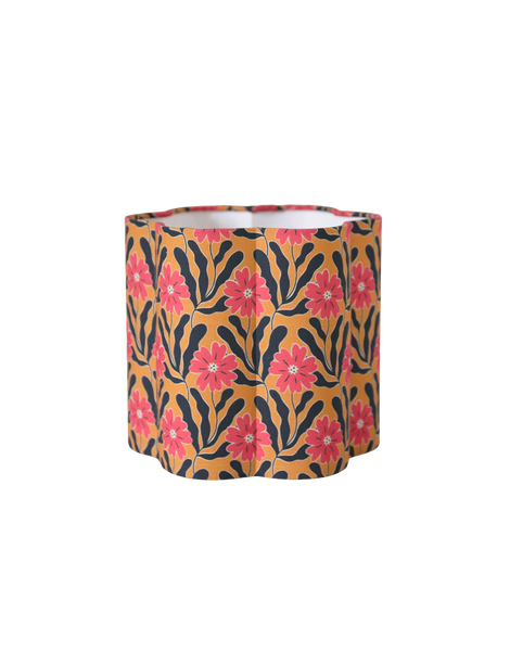 Flora Flower-Shaped Lampshade in ‘Goa Flowers’ Print
