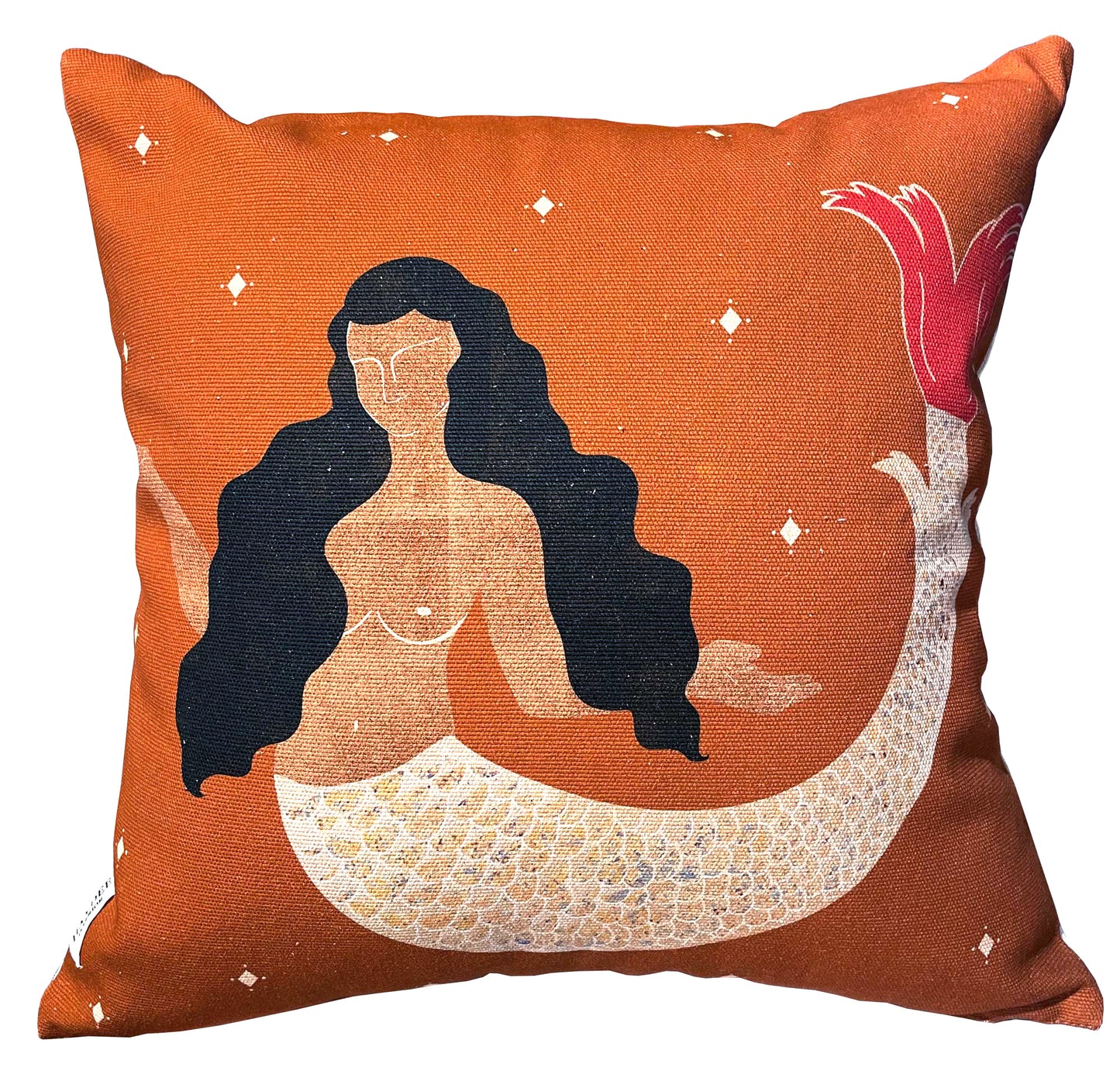 La Sirena Throw Pillow