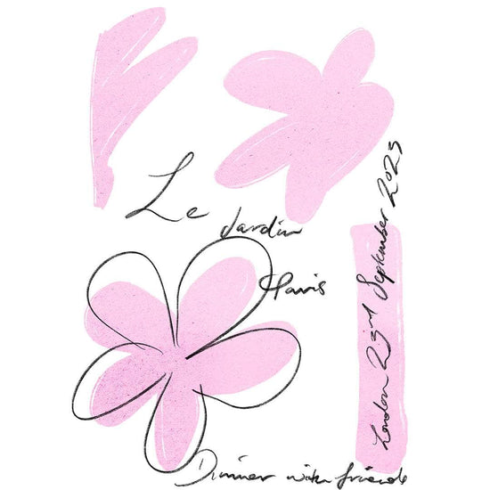 Le Jardin Blush Art Print