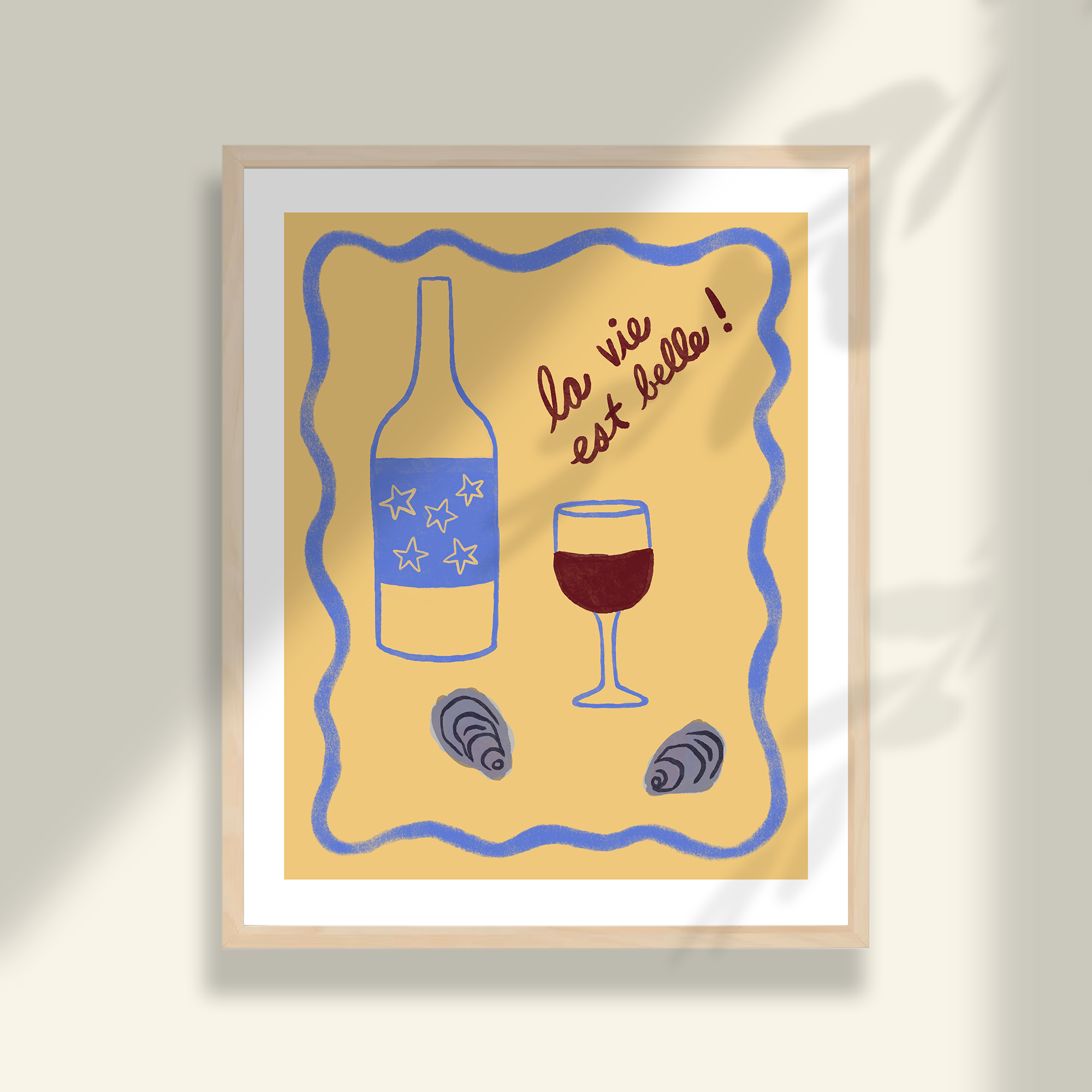La Vie Est Belle Art Print