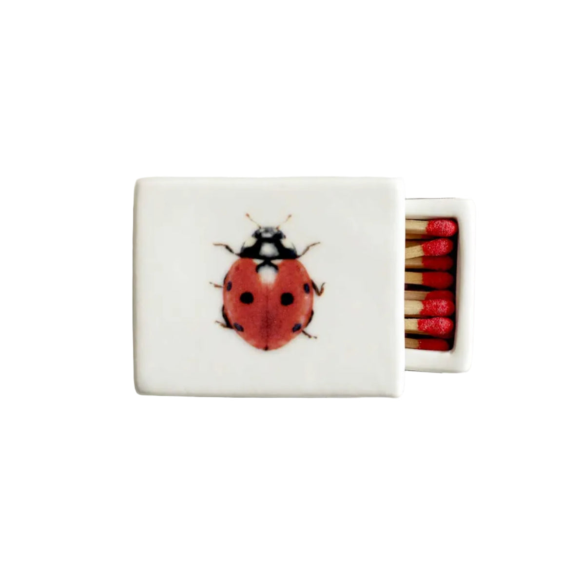 Mini Ladybug’ Ceramic Matchbox