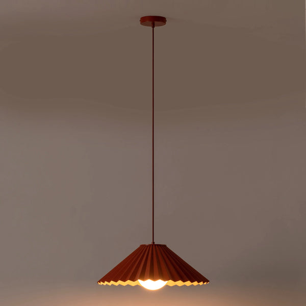 The Pleat pendant ceiling light- Houseof x Emma Gurner