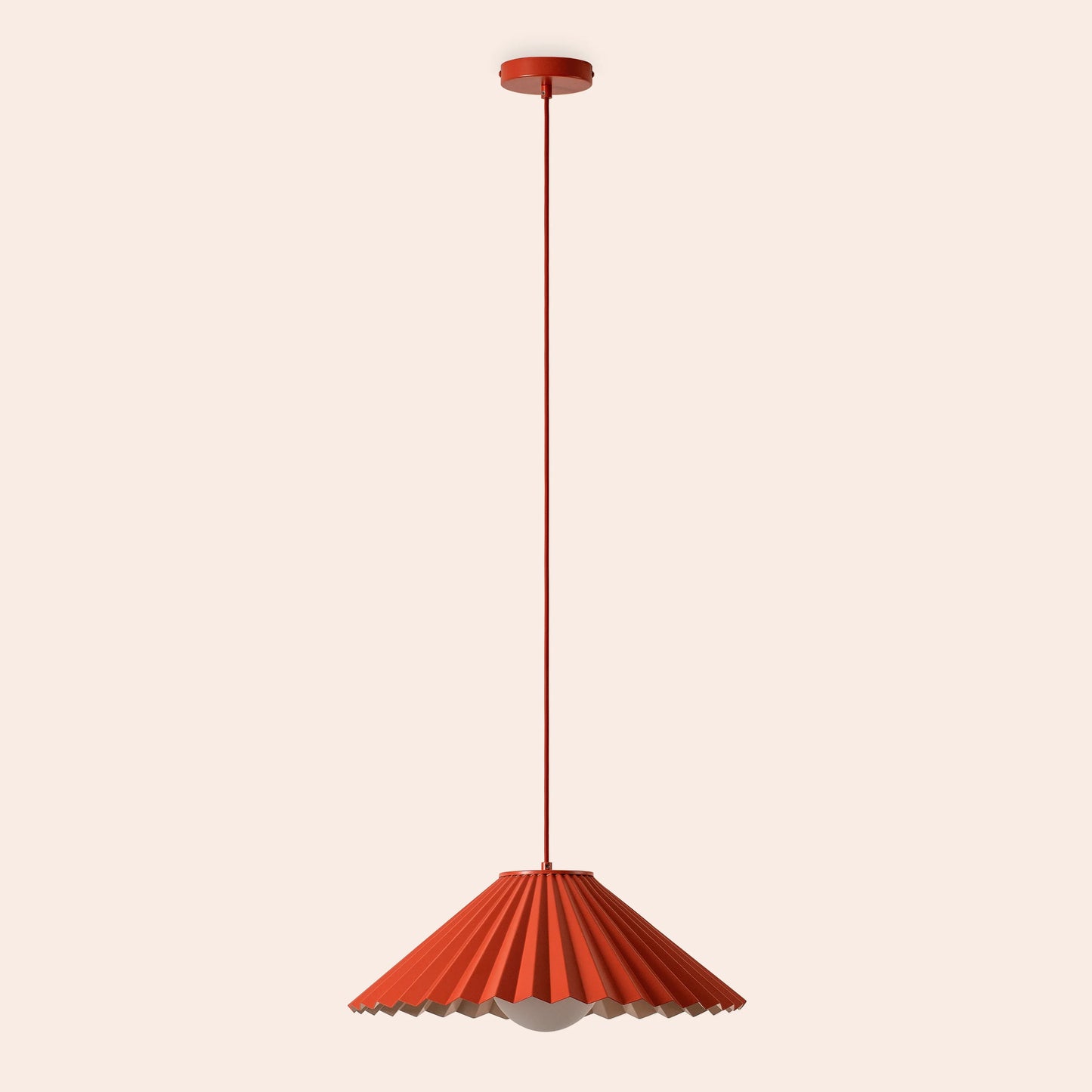 The Pleat pendant ceiling light- Houseof x Emma Gurner