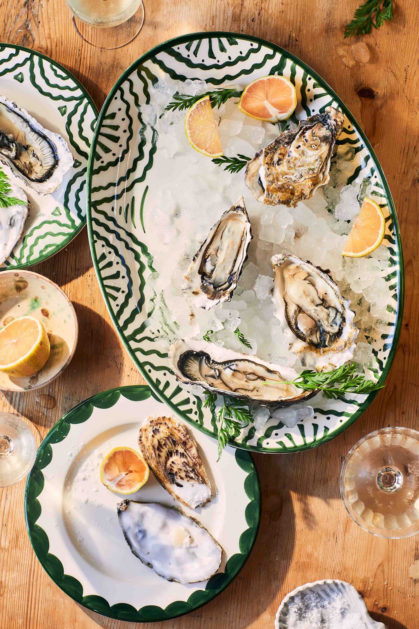 Large Green Platter