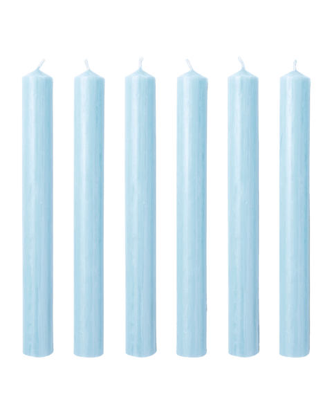 Larkspur Blue Dinner Candles