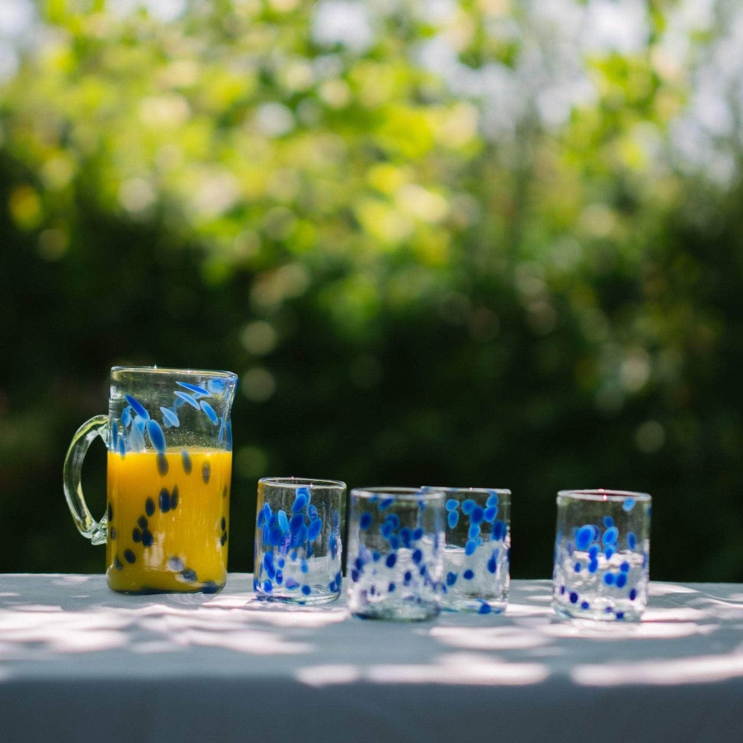 Azul Jug and 4 Tumblers Set