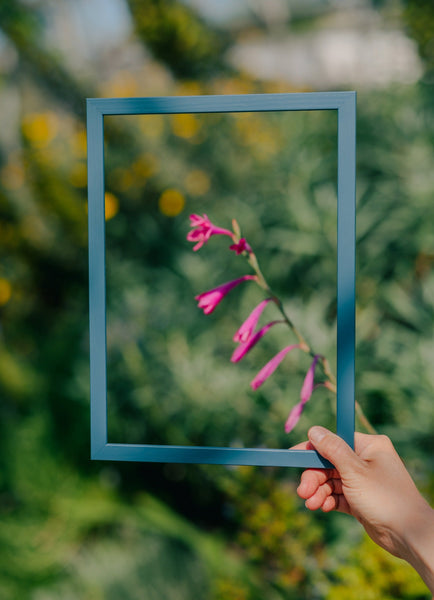Petrol Blue Wood Picture Frame