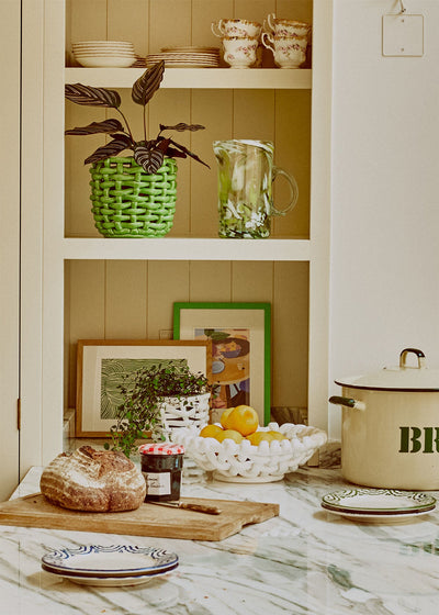 Jardin Green Jug on Shelf