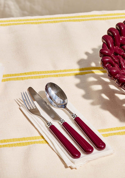 Late Afternoon Burgundy Set of 2 Dessert Spoons