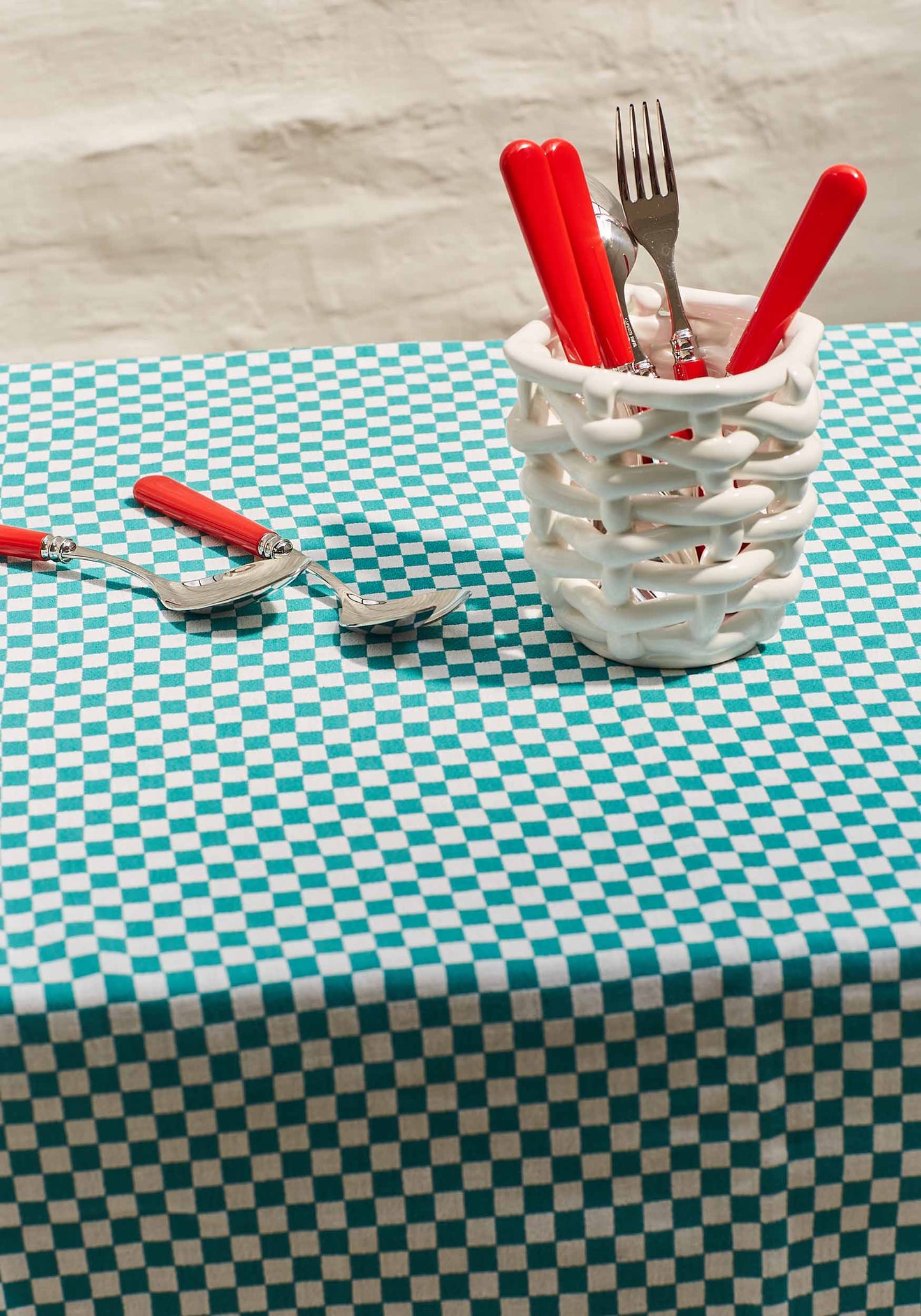 Classic Red Serving Fork