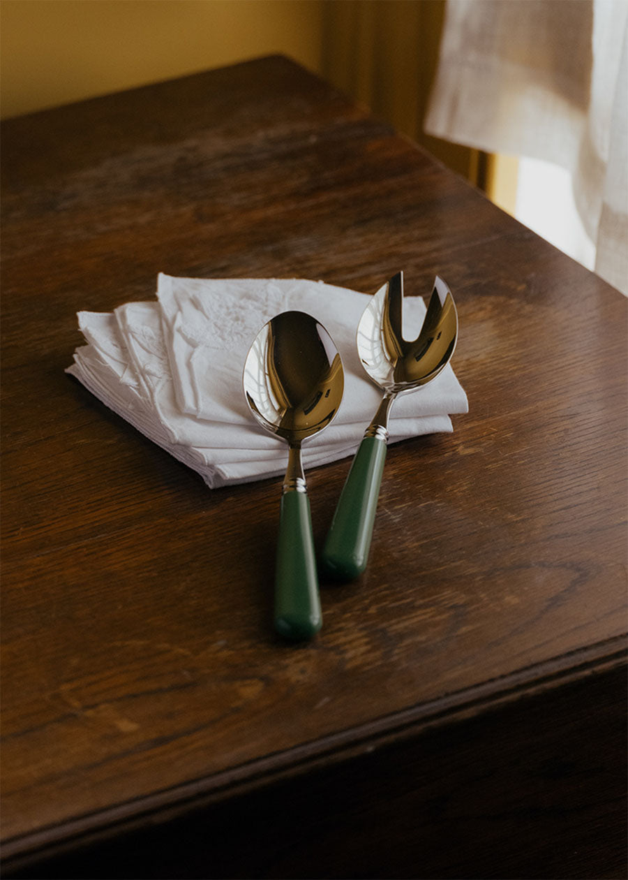 Green Salad Server Set