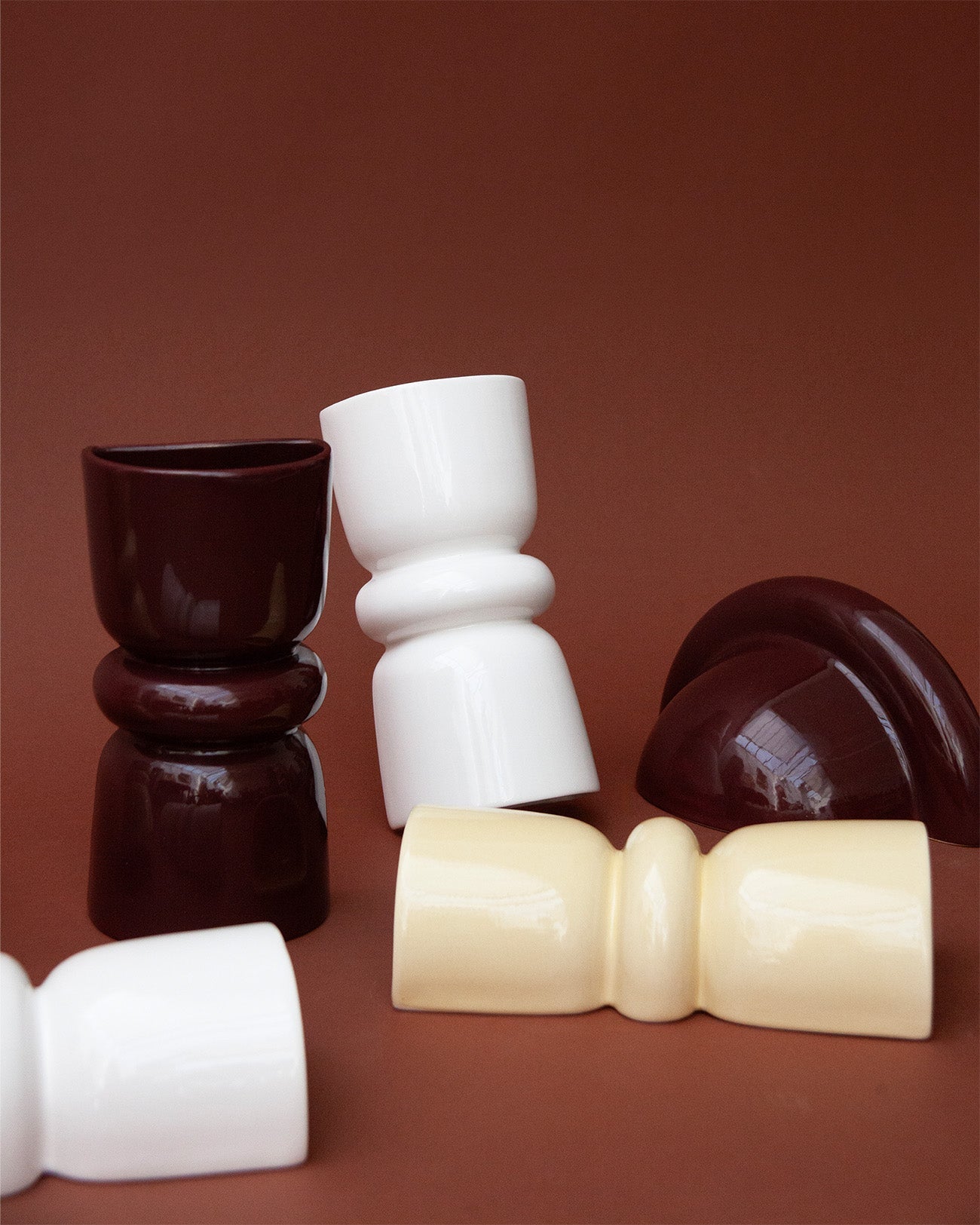 Redonda Up & Down Ceramic Wall Light, Butter Yellow