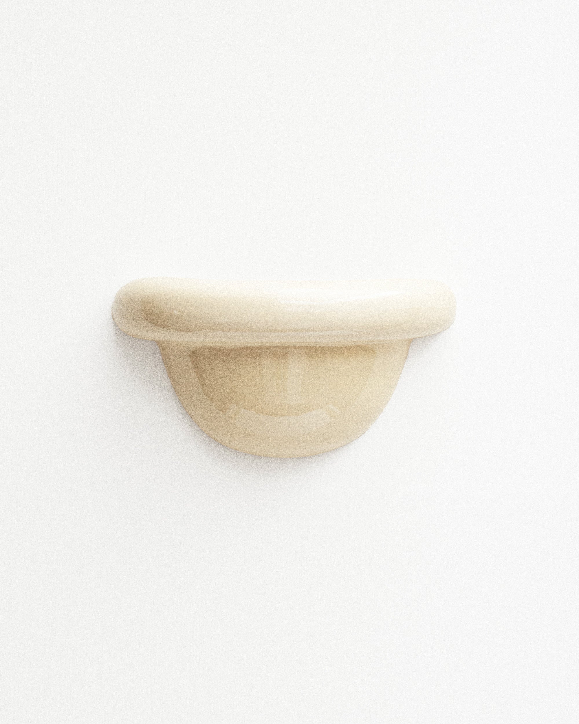 Redonda Uplight Ceramic Sconce Wall Light, Butter Yellow