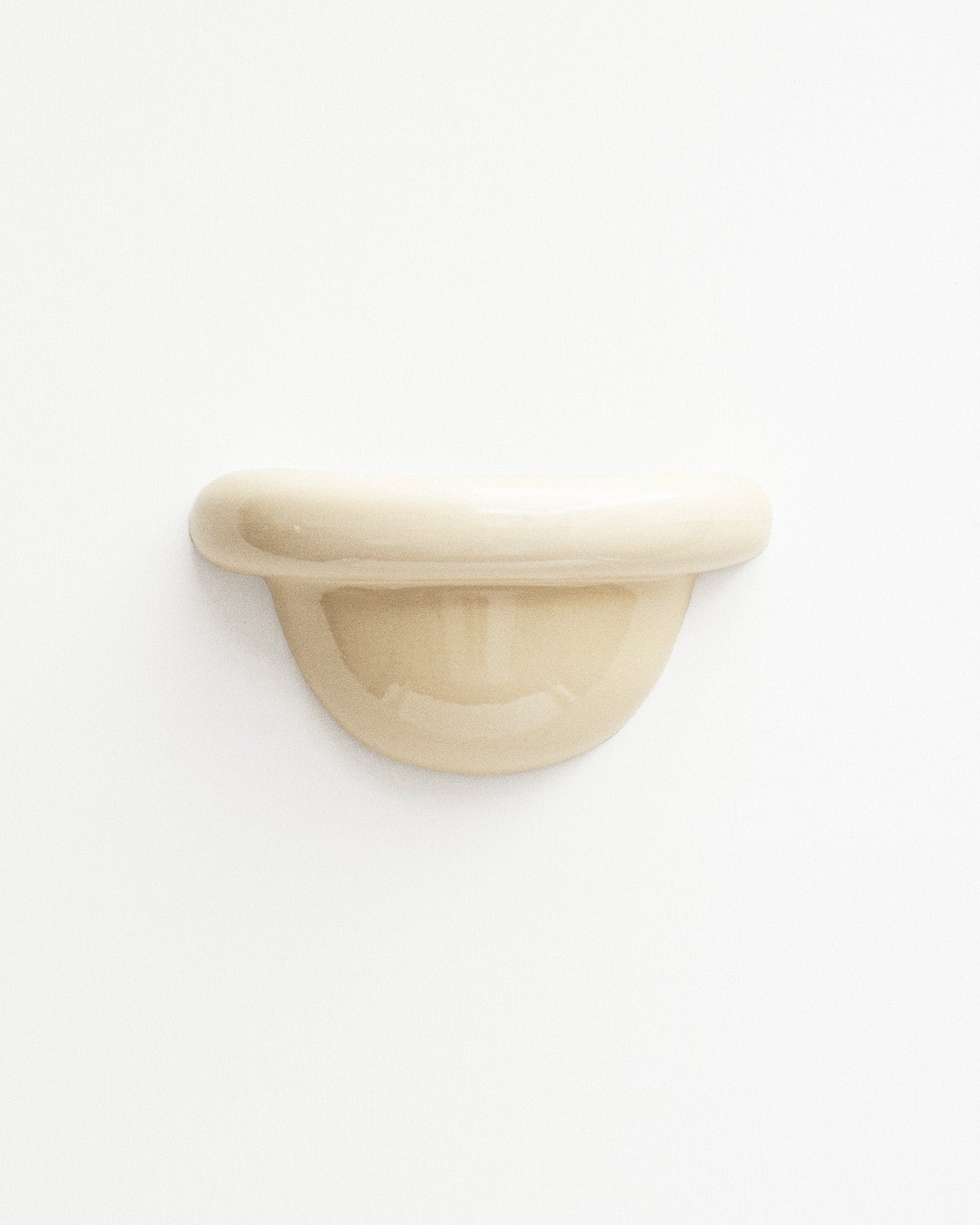 Redonda Uplight Ceramic Sconce Wall Light, Butter Yellow