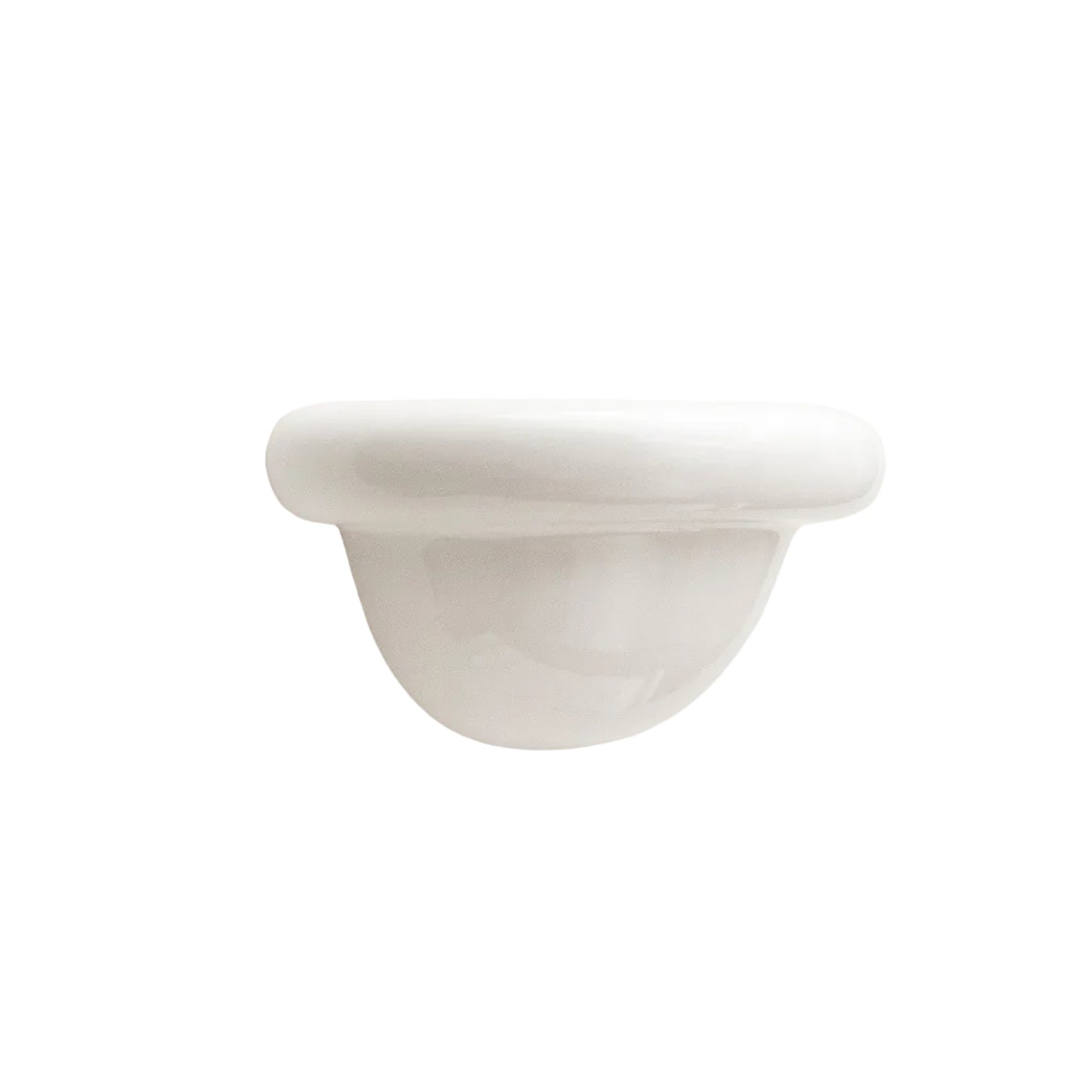 Redonda Uplight Ceramic Sconce Wall Light, White