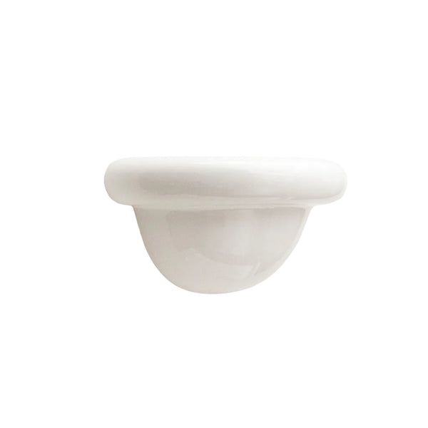 Redonda Uplight Ceramic Sconce Wall Light, White