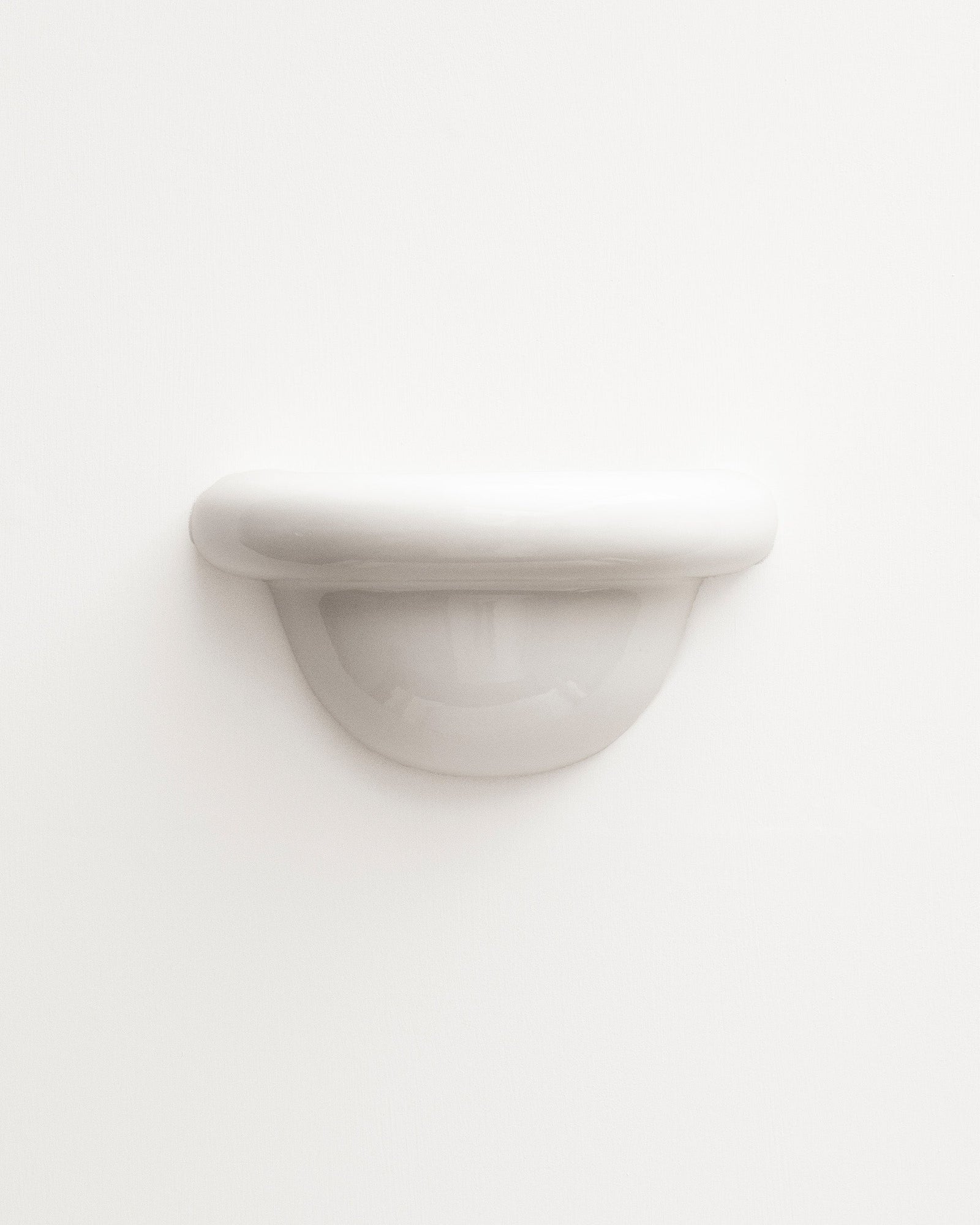 Redonda Uplight Ceramic Sconce Wall Light, White