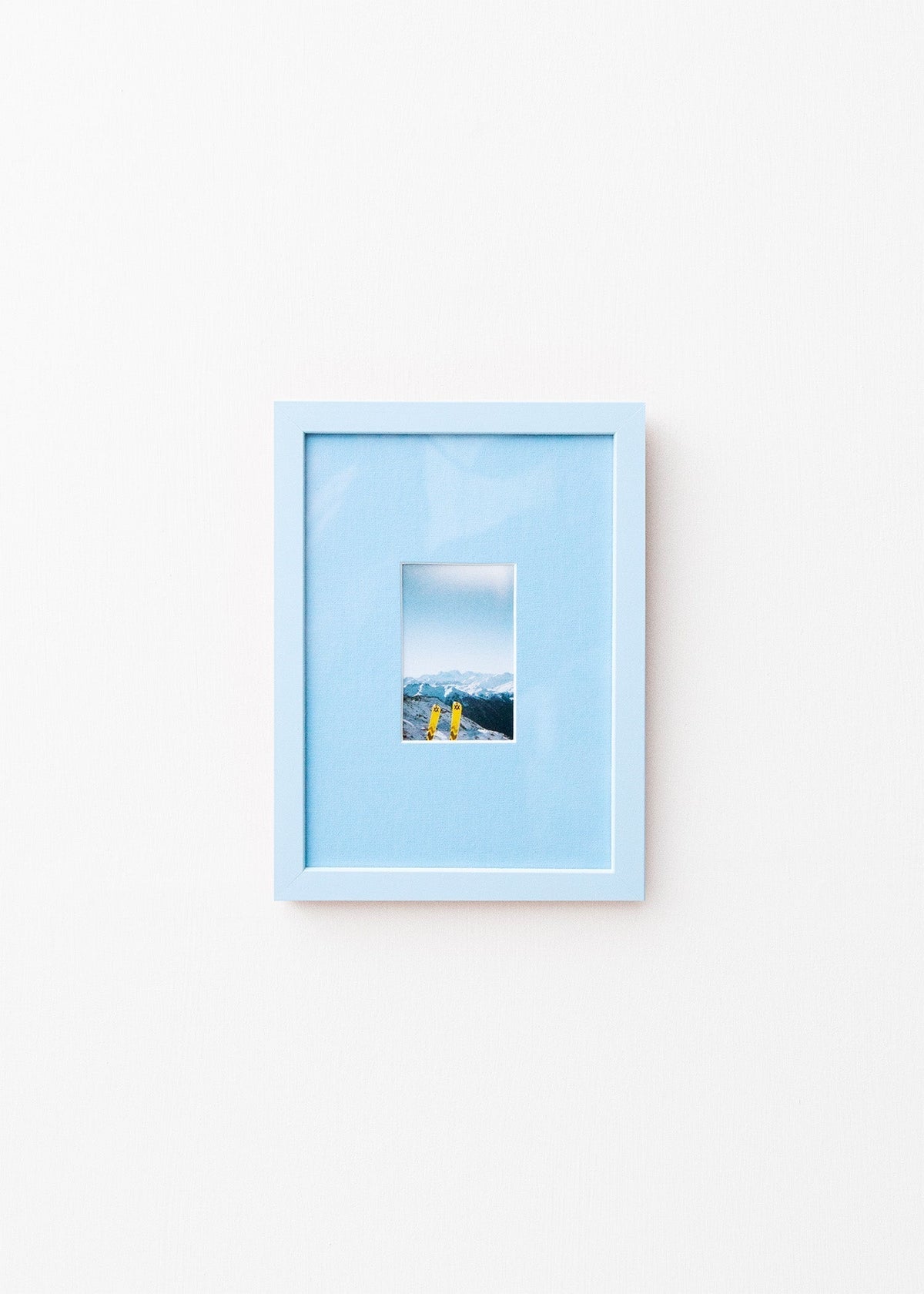Late Afternoon Sky Blue A5 Instax Mini Picture Mount and Frame