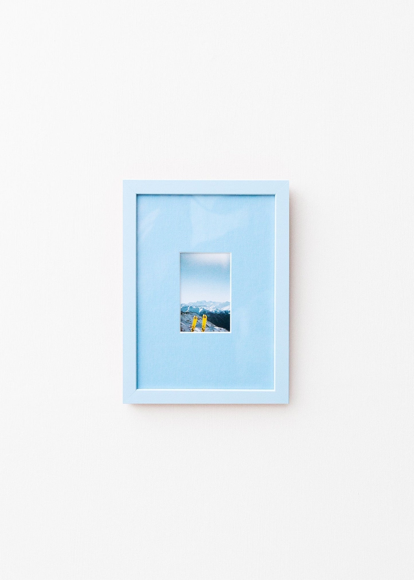 Late Afternoon Sky Blue A5 Instax Mini Picture Mount and Frame