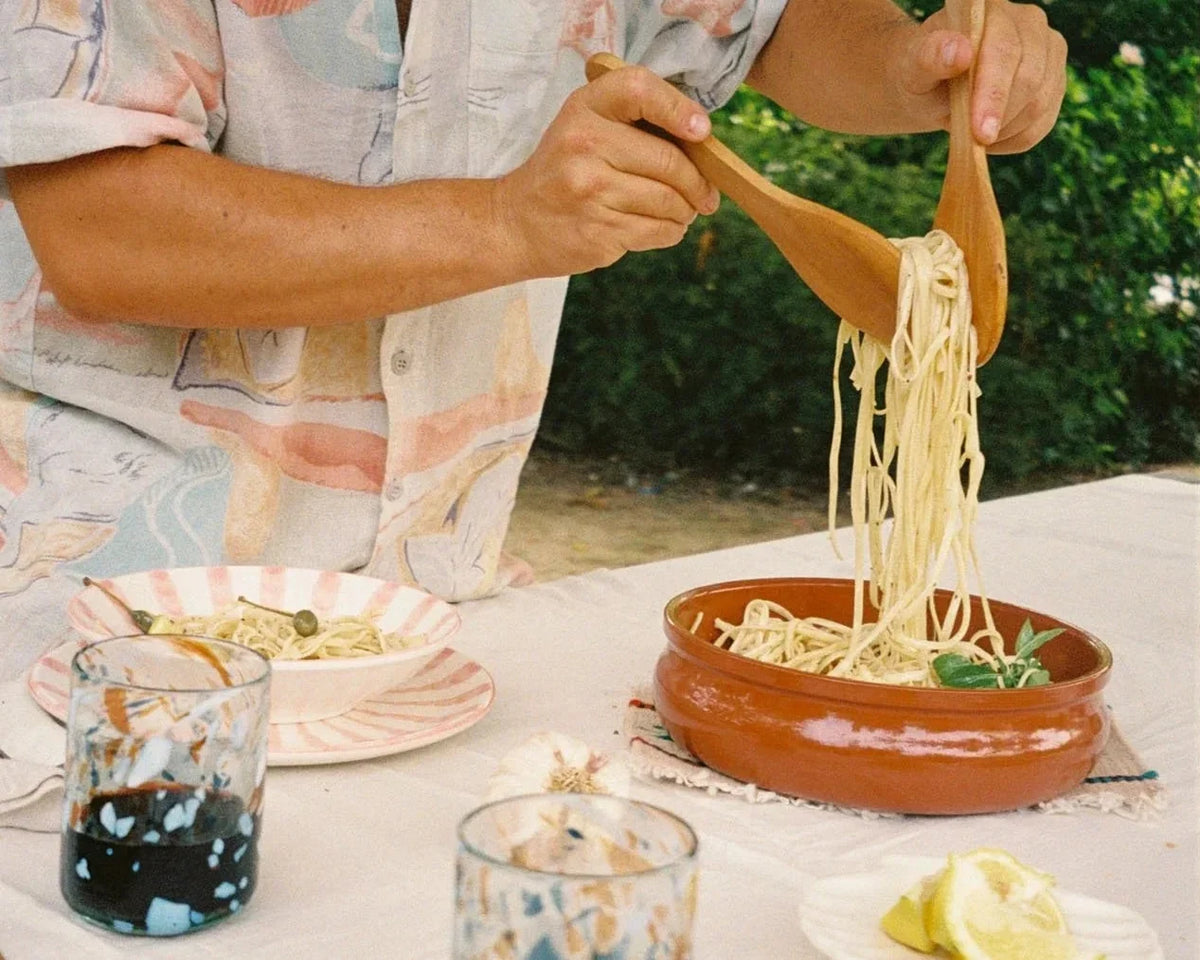 Wave Pasta Bowl - Blush