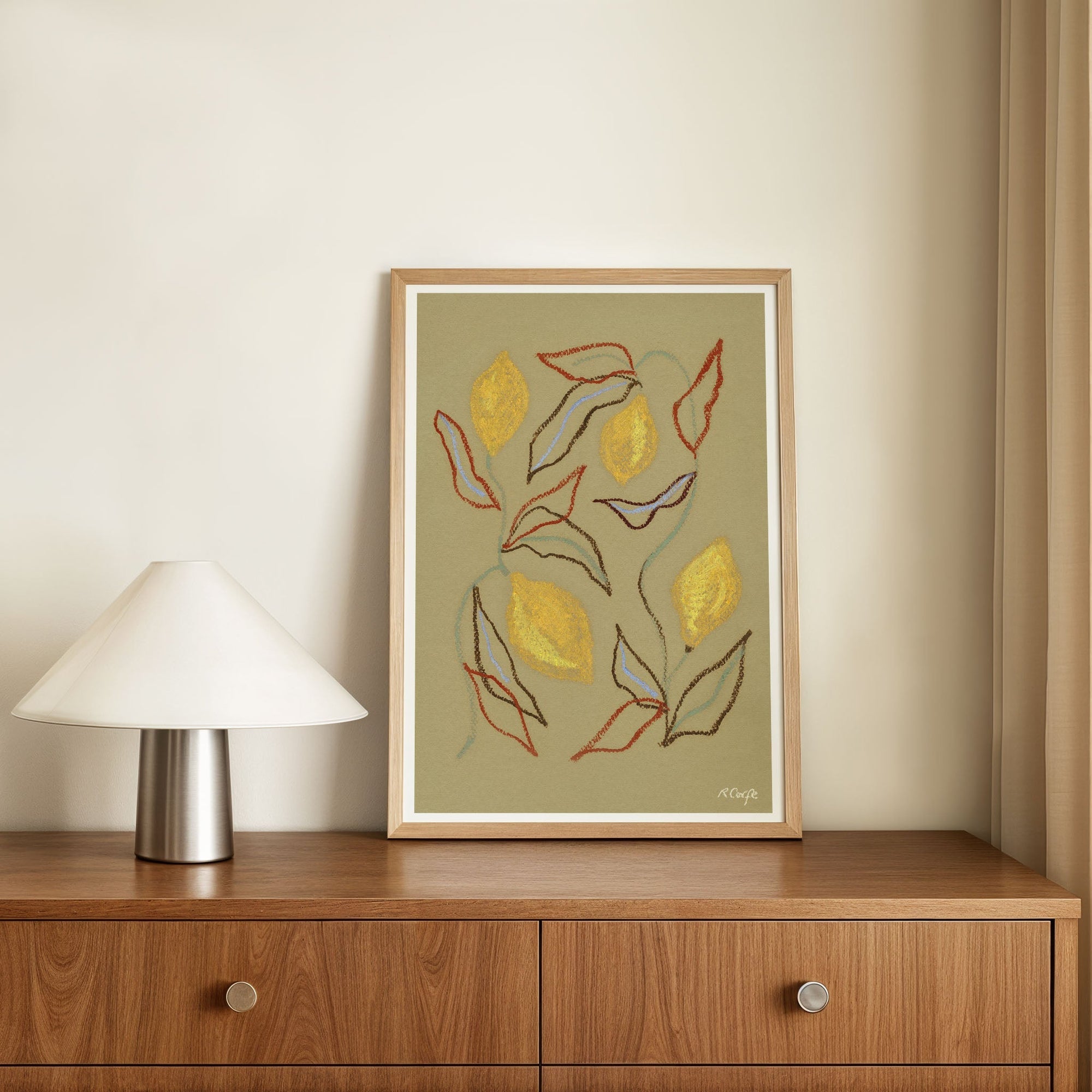 Lemons Art Print