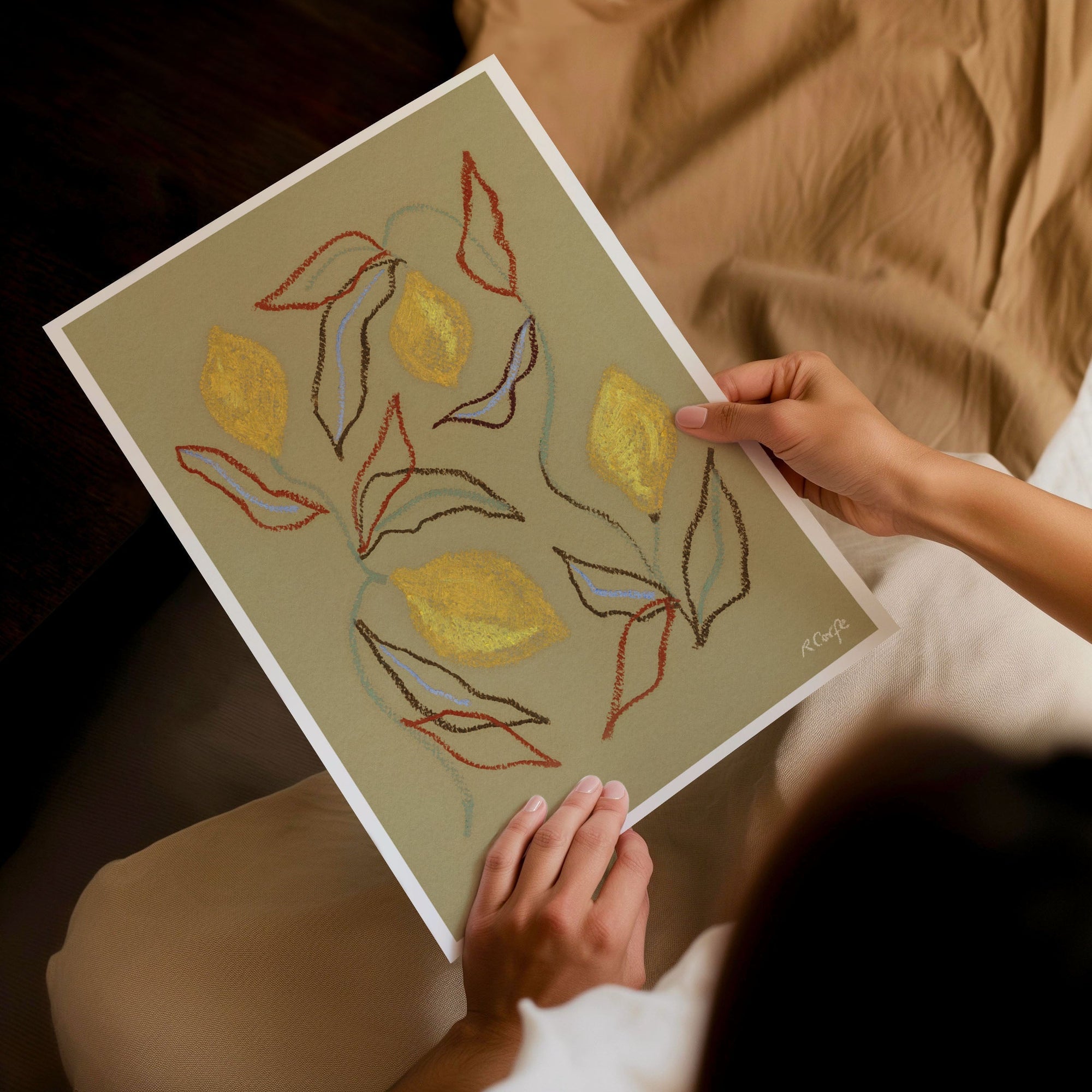 Lemons Art Print