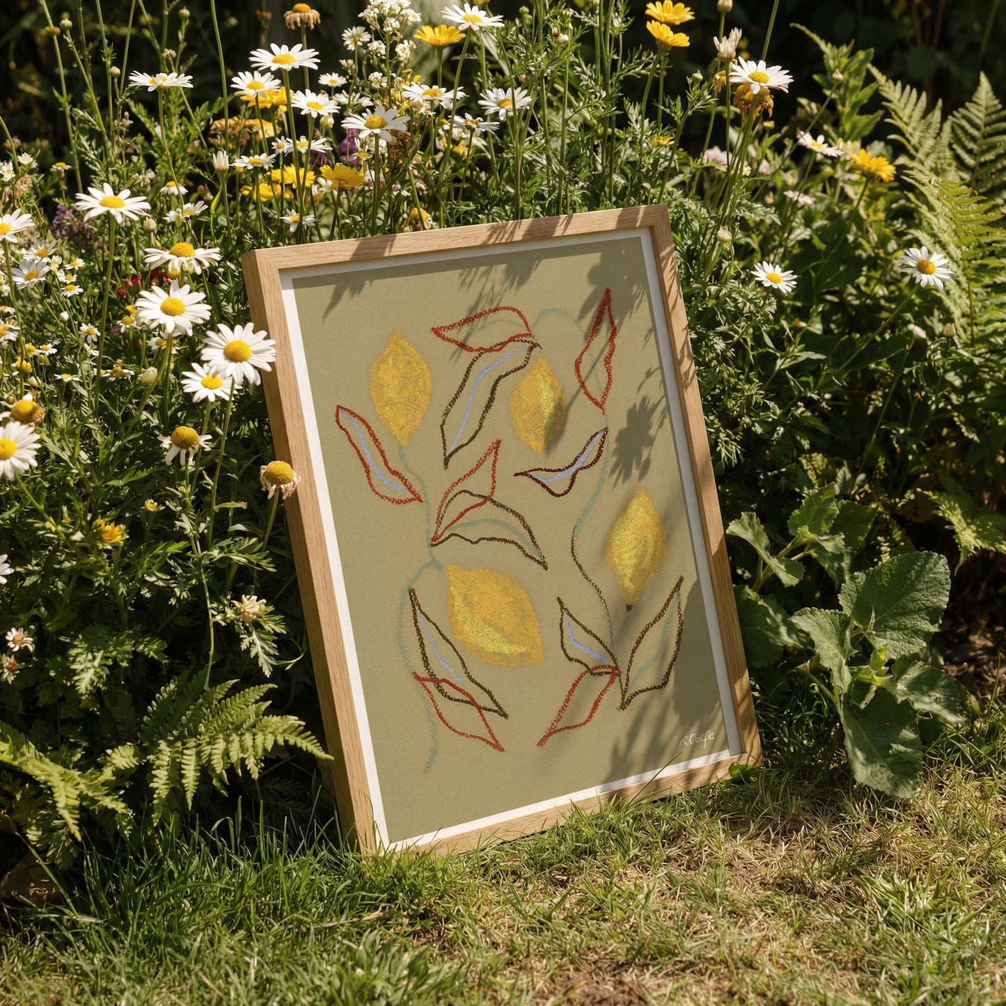 Lemons Art Print