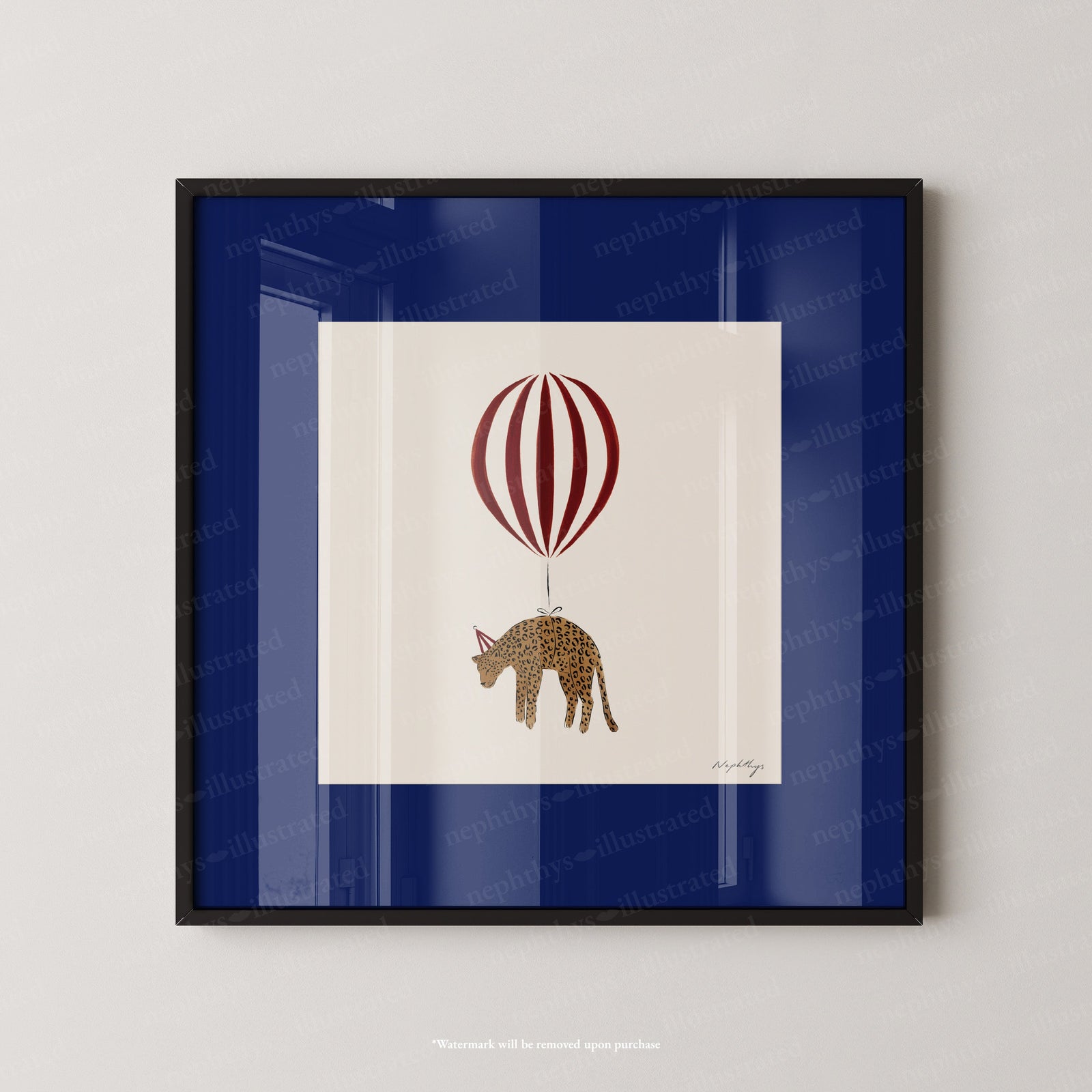 Leopard Balloon Personalised