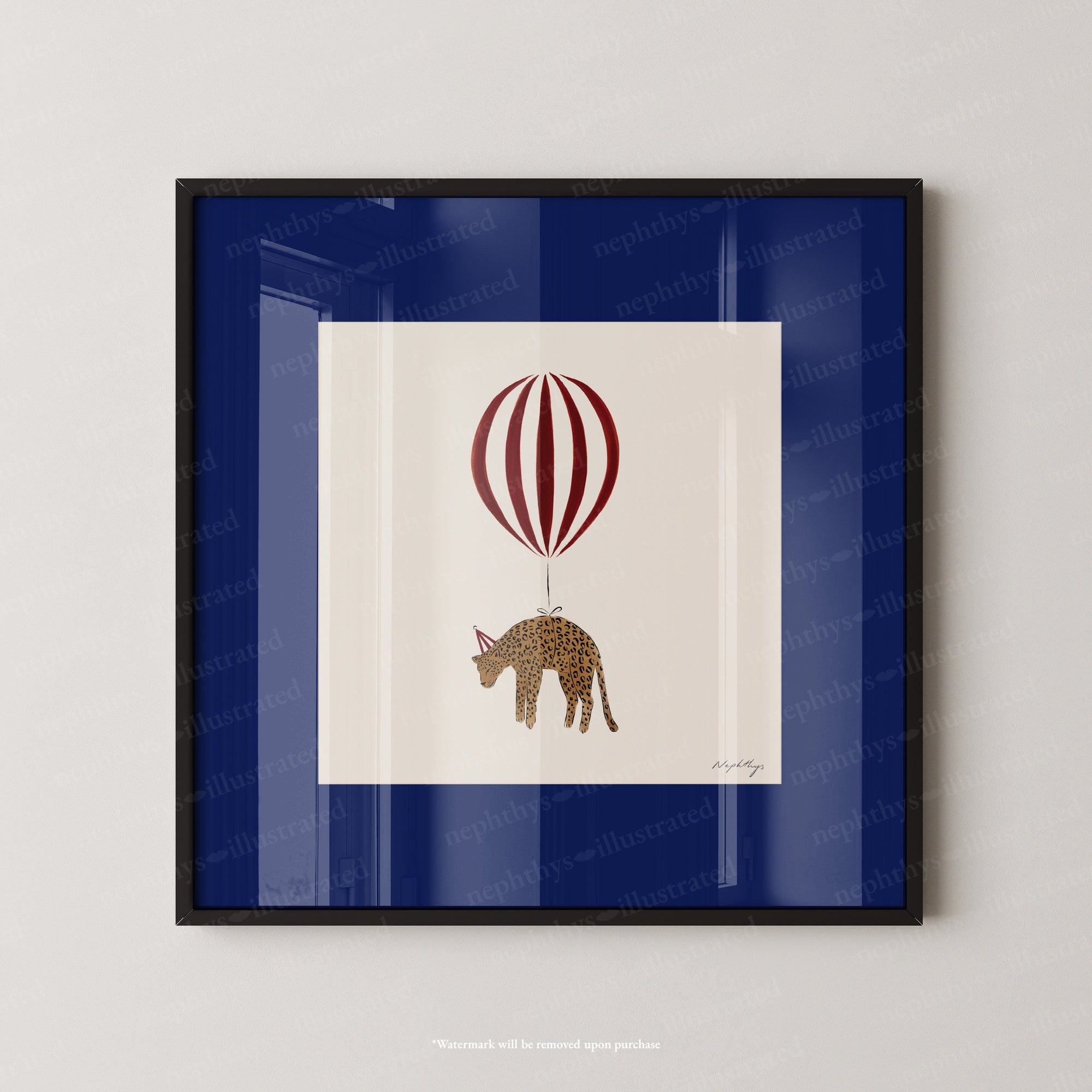 Leopard Balloon Personalised