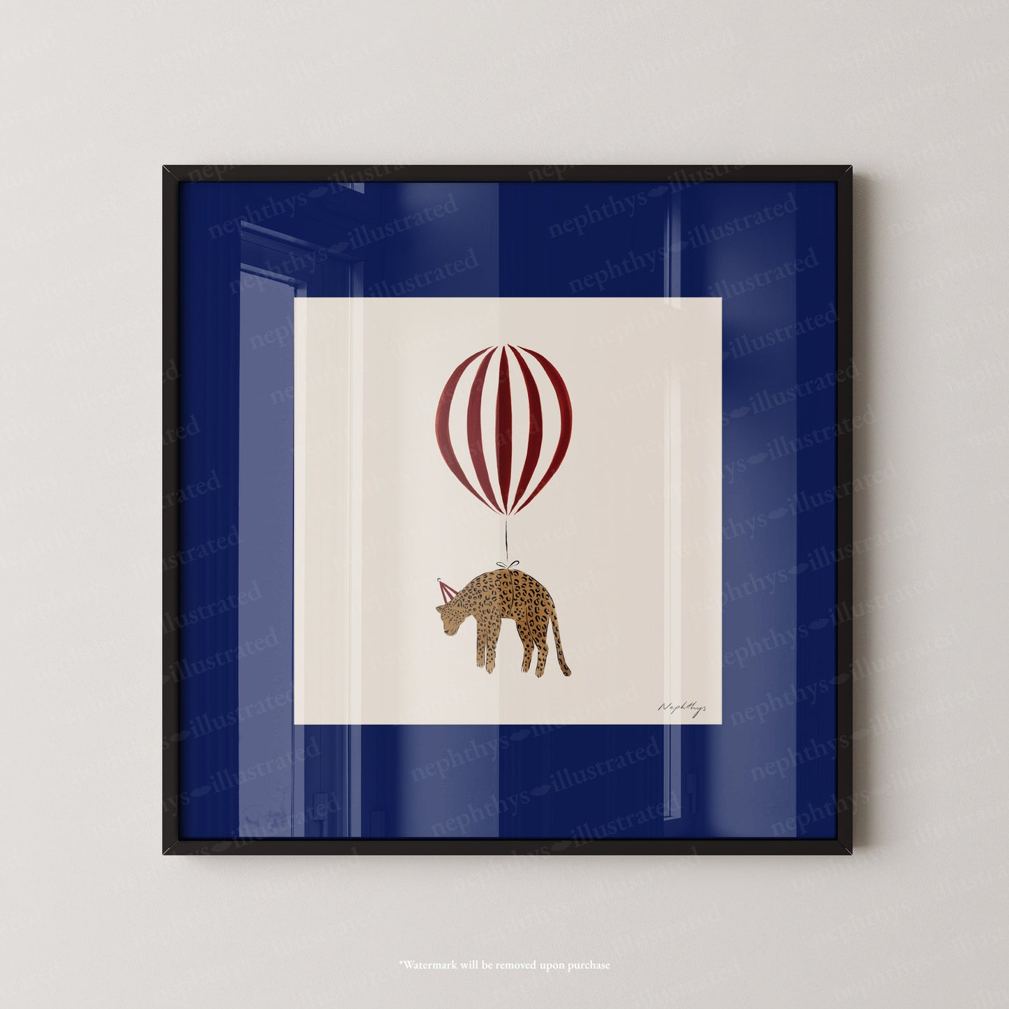 Leopard Balloon Personalised