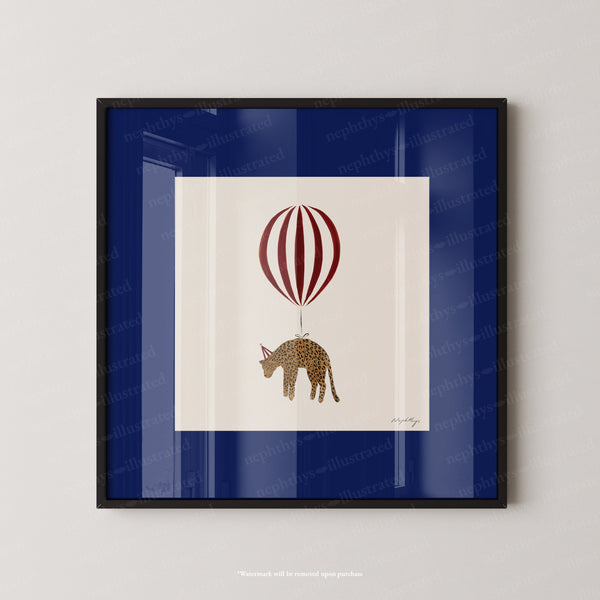 Leopard Balloon Personalised
