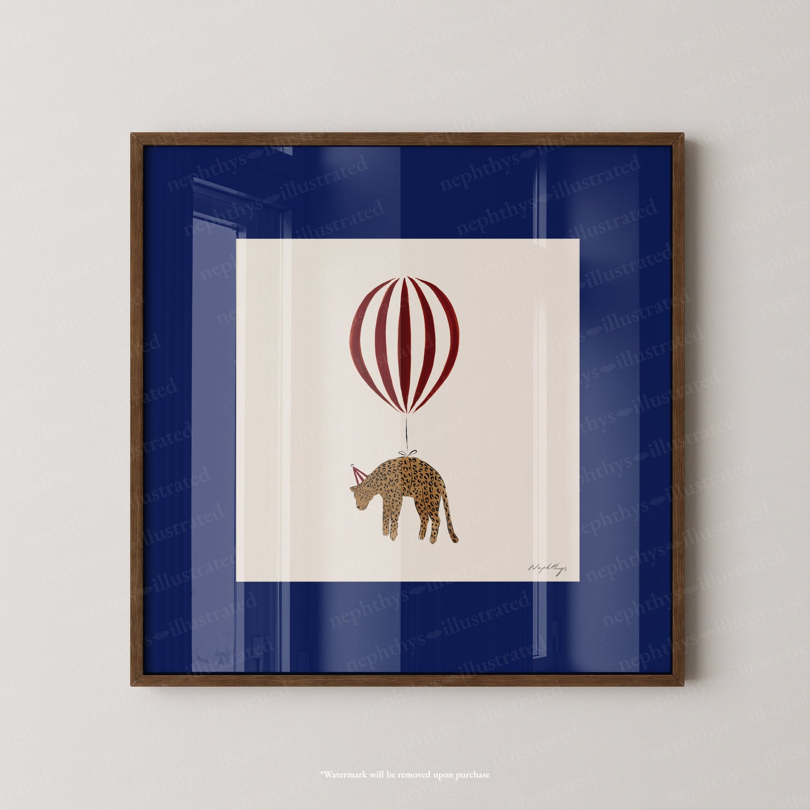 Leopard Balloon Personalised