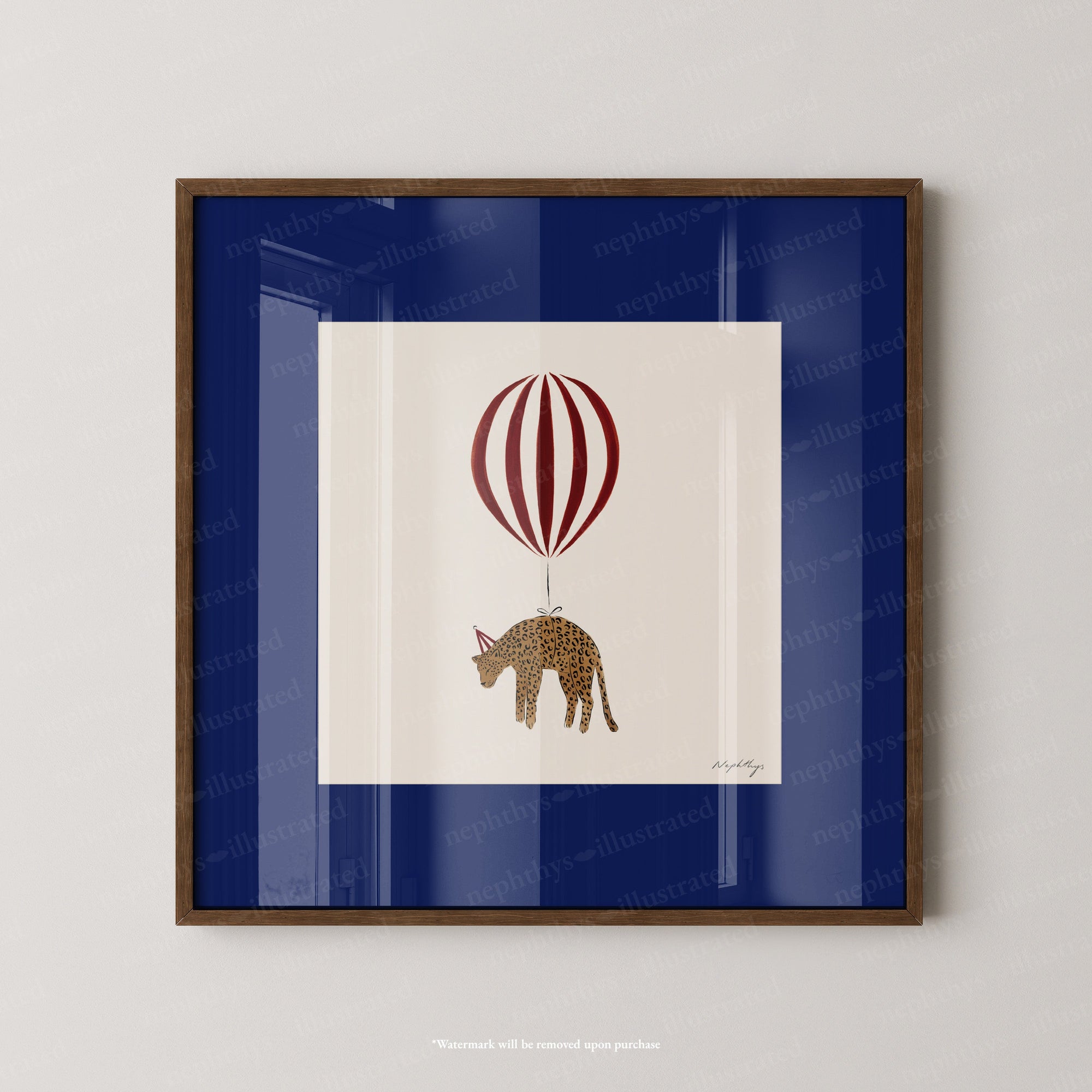 Leopard Balloon Personalised