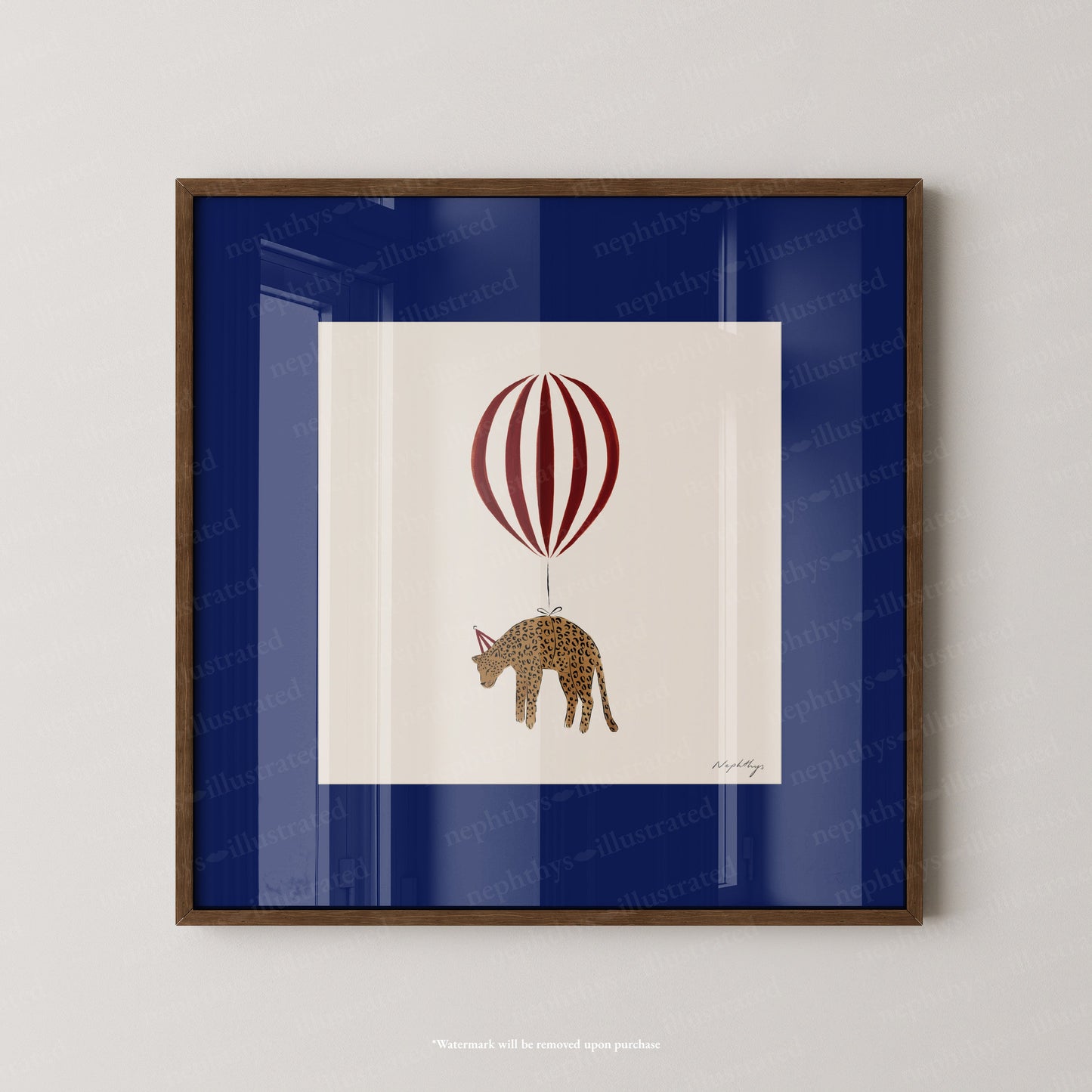 Leopard Balloon Personalised