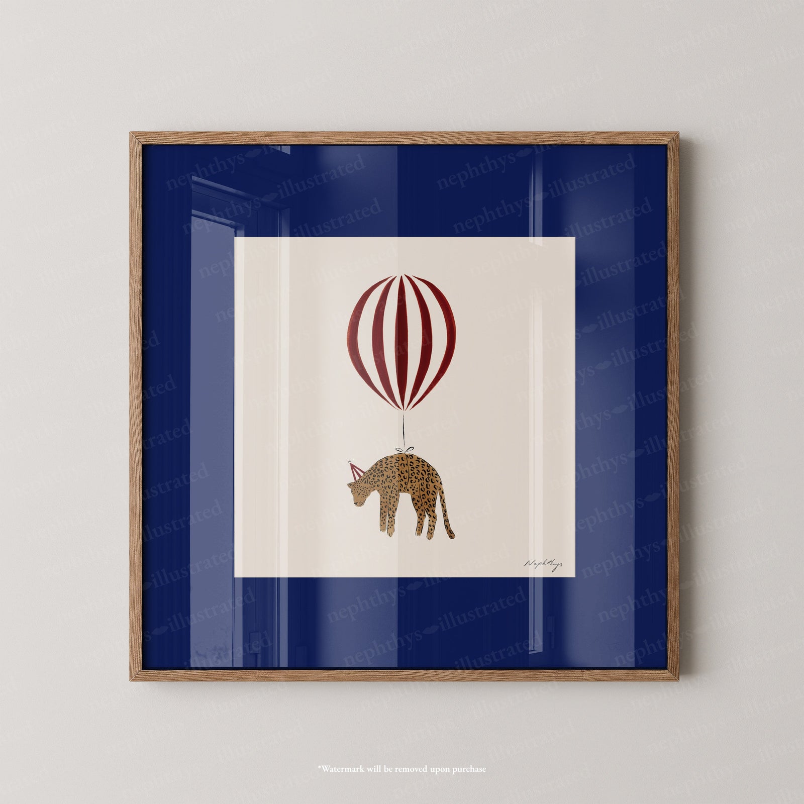 Leopard Balloon Personalised