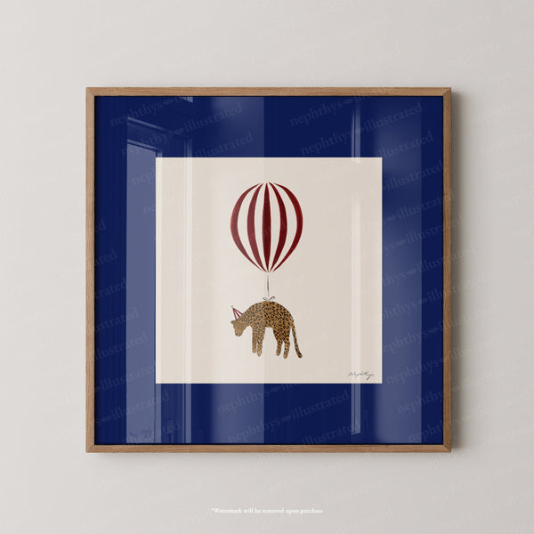 Leopard Balloon Personalised