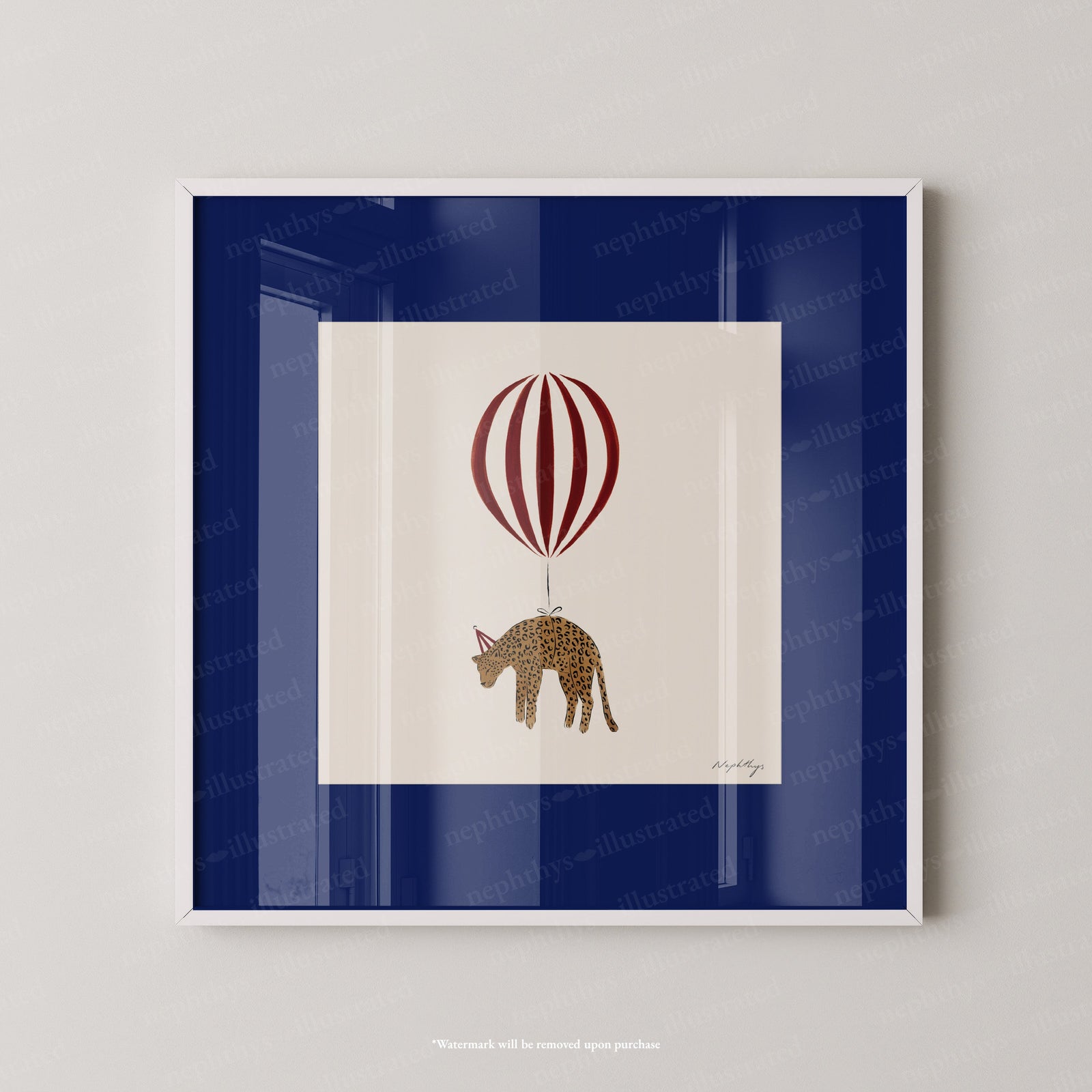 Leopard Balloon Personalised